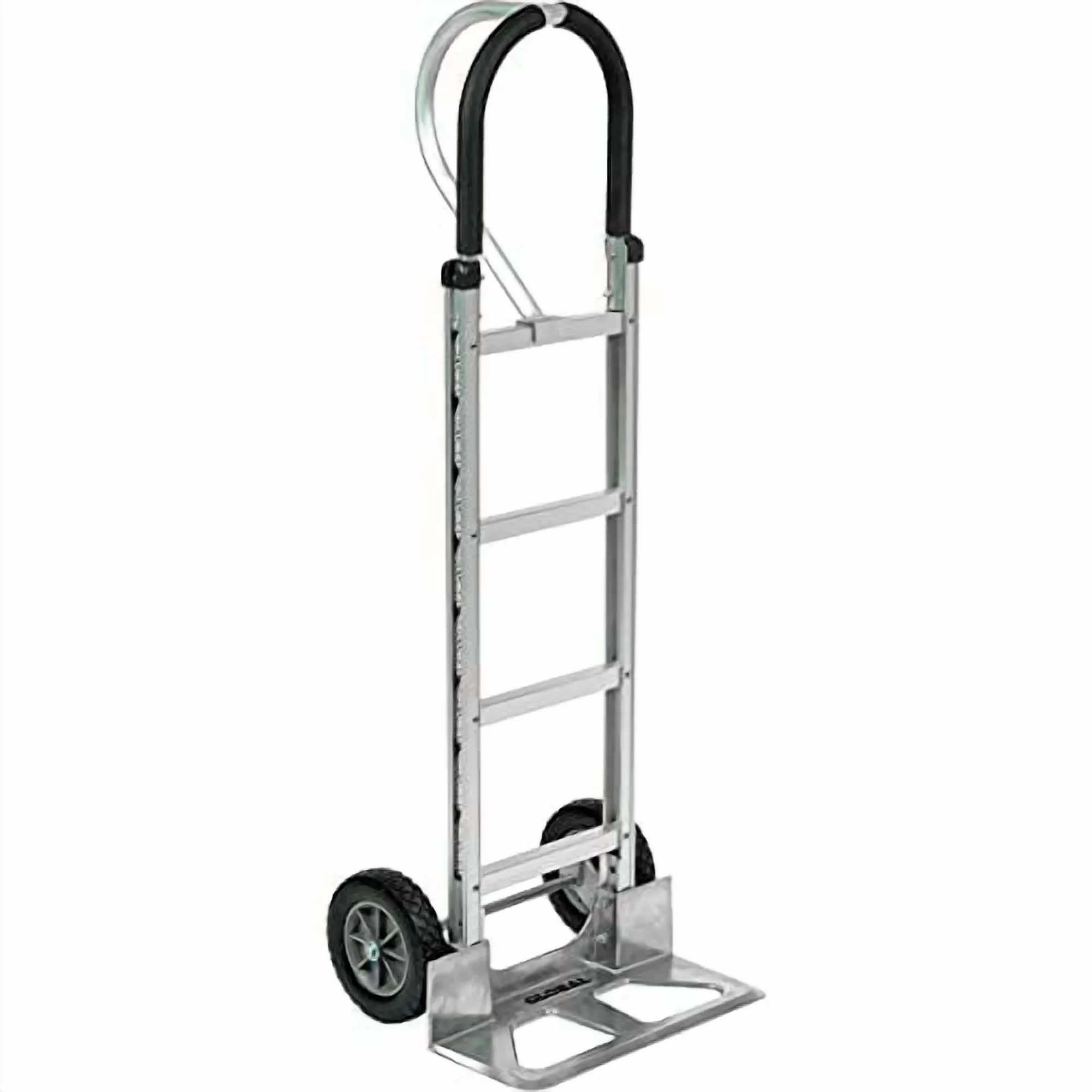 Aluminum Hand Truck Loop Handle, Mold-On Rubber Wheels - Image 2