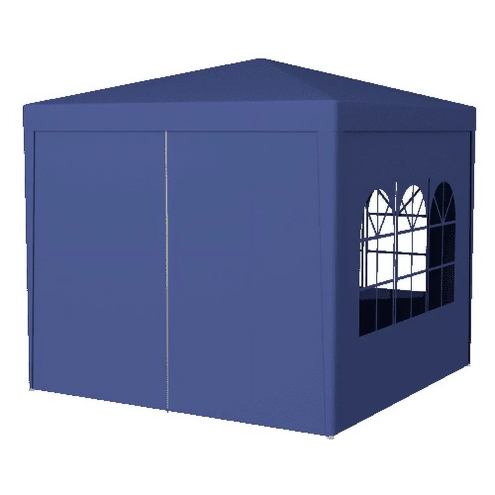 10'x10' Tents for Parties, Outdoor Party Tent with 4 Removable Sidewalls for Wedding, Birthday, Event, Garden, Backyard, Blue