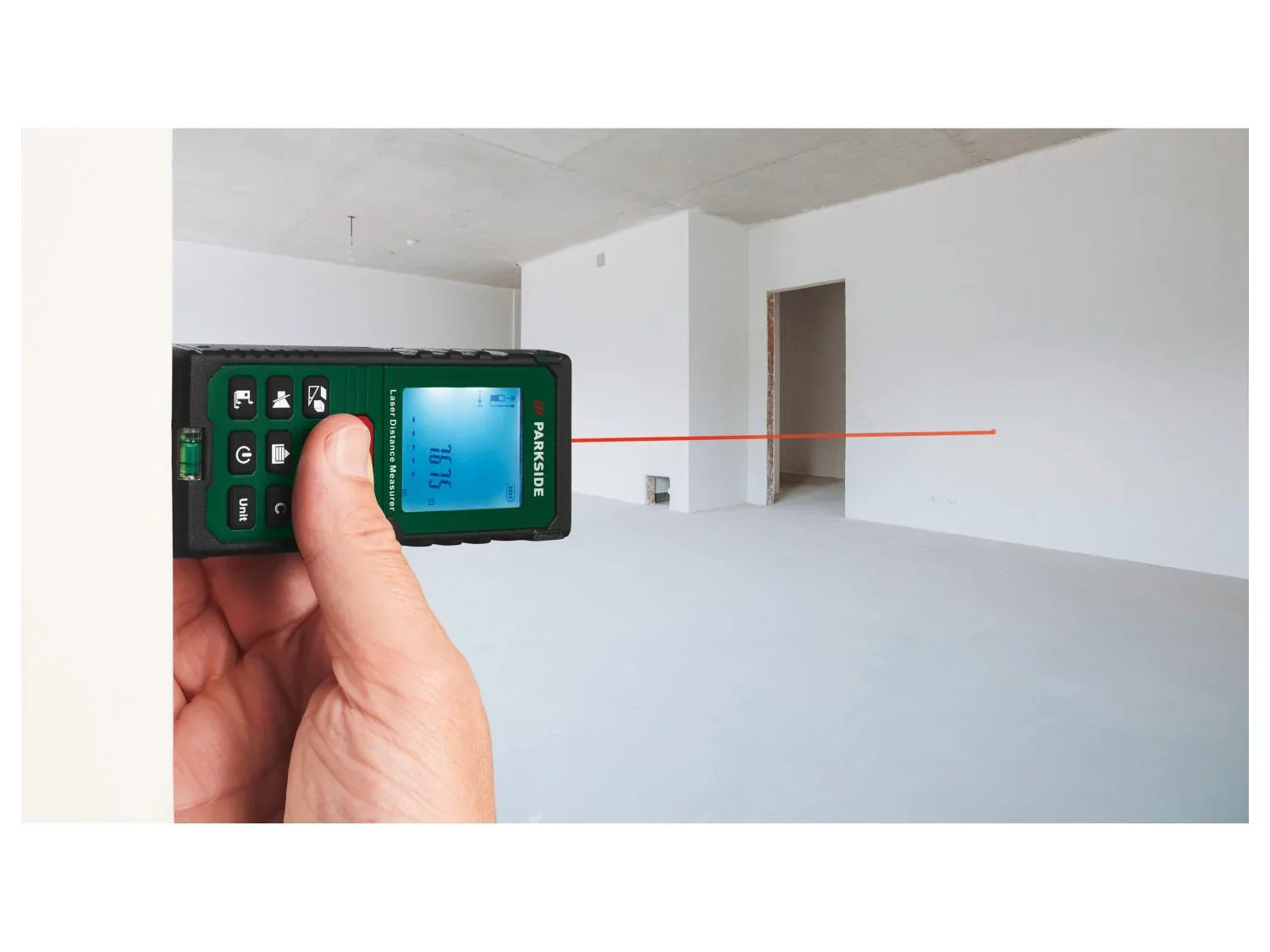 PARKSIDE Tlmtre laser PLEM 50 D5, rouge, 50 m