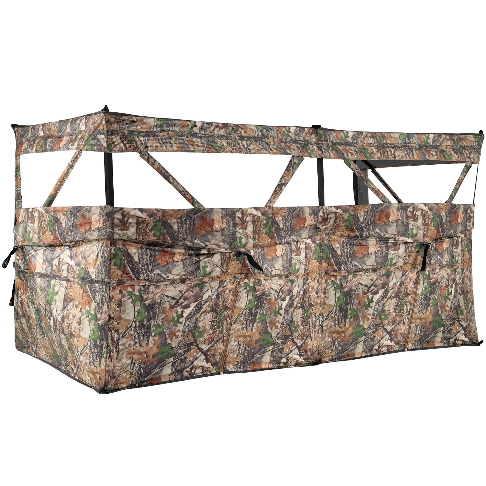 Tangkula 4-Panel Hunting Blind with Dog Door