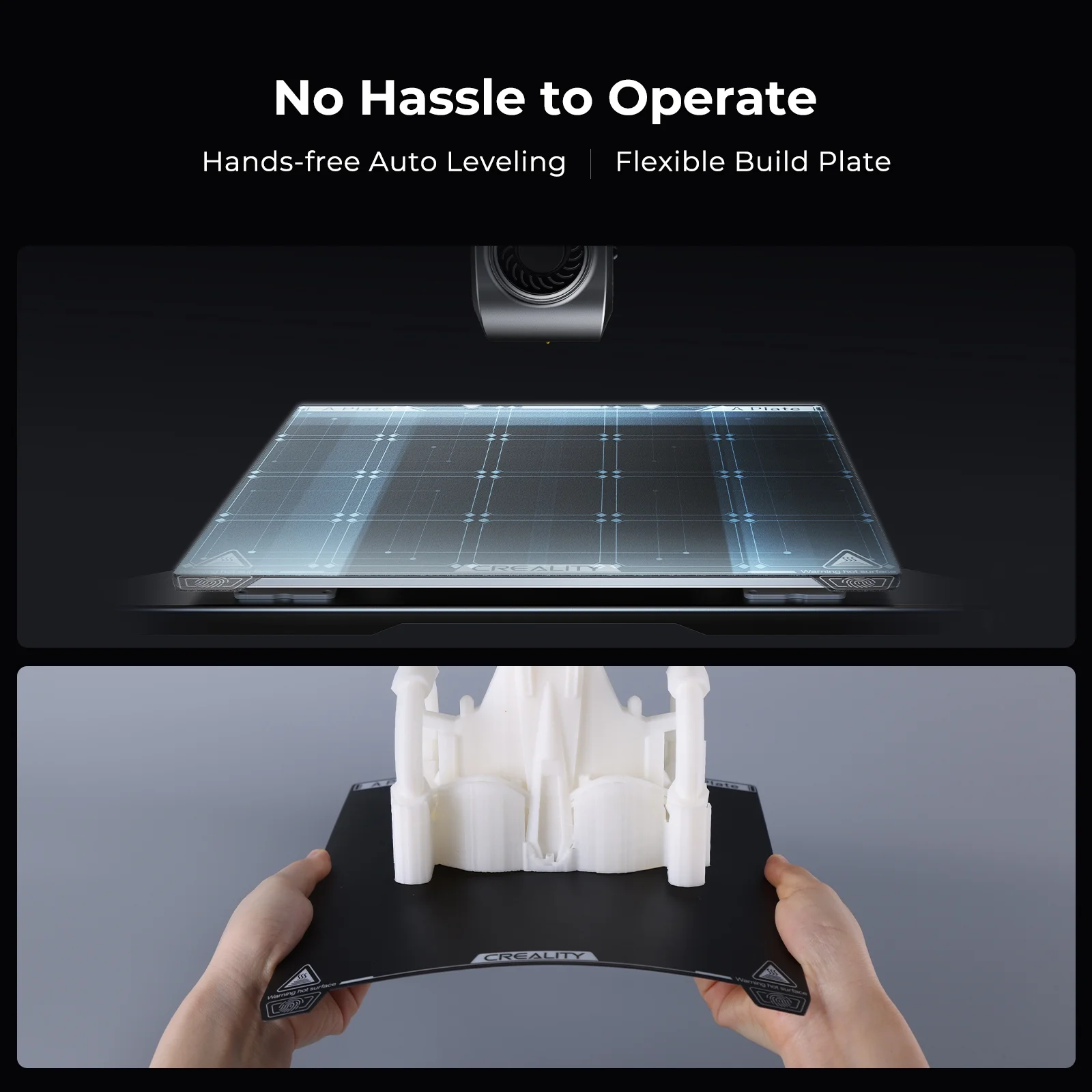 K1 3D Printer Upgrade 600mm/s High-Speed 3D Printer with 4.3" Color Touch Screen, Hands-Free Auto Leveling, Dual Fans Cooler, One Tap Self-Test, Printing Size 220*220*250mm - Image 5