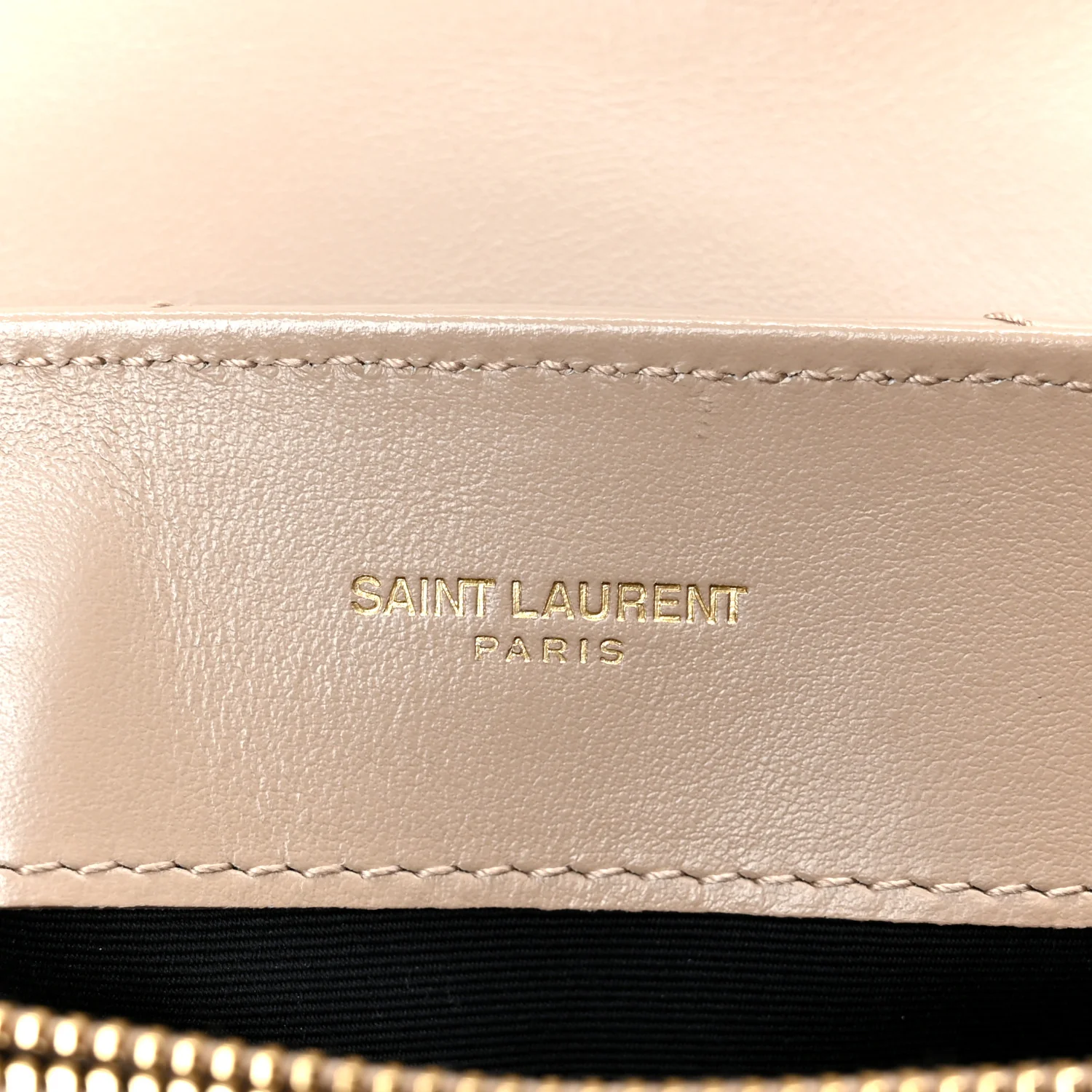 Calfskin Y Quilted Monogram Small Loulou Chain Satchel Dark Beige