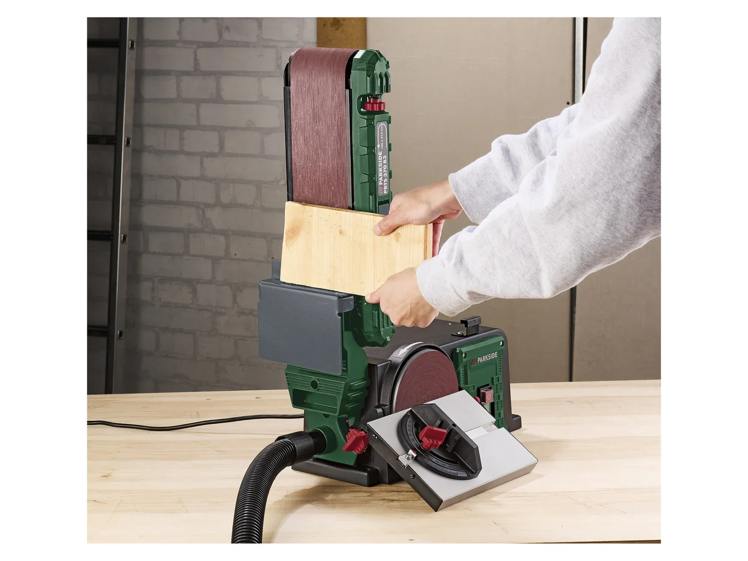 PARKSIDE Set de 12 feuilles abrasives pour ponceuses  bande et  disque