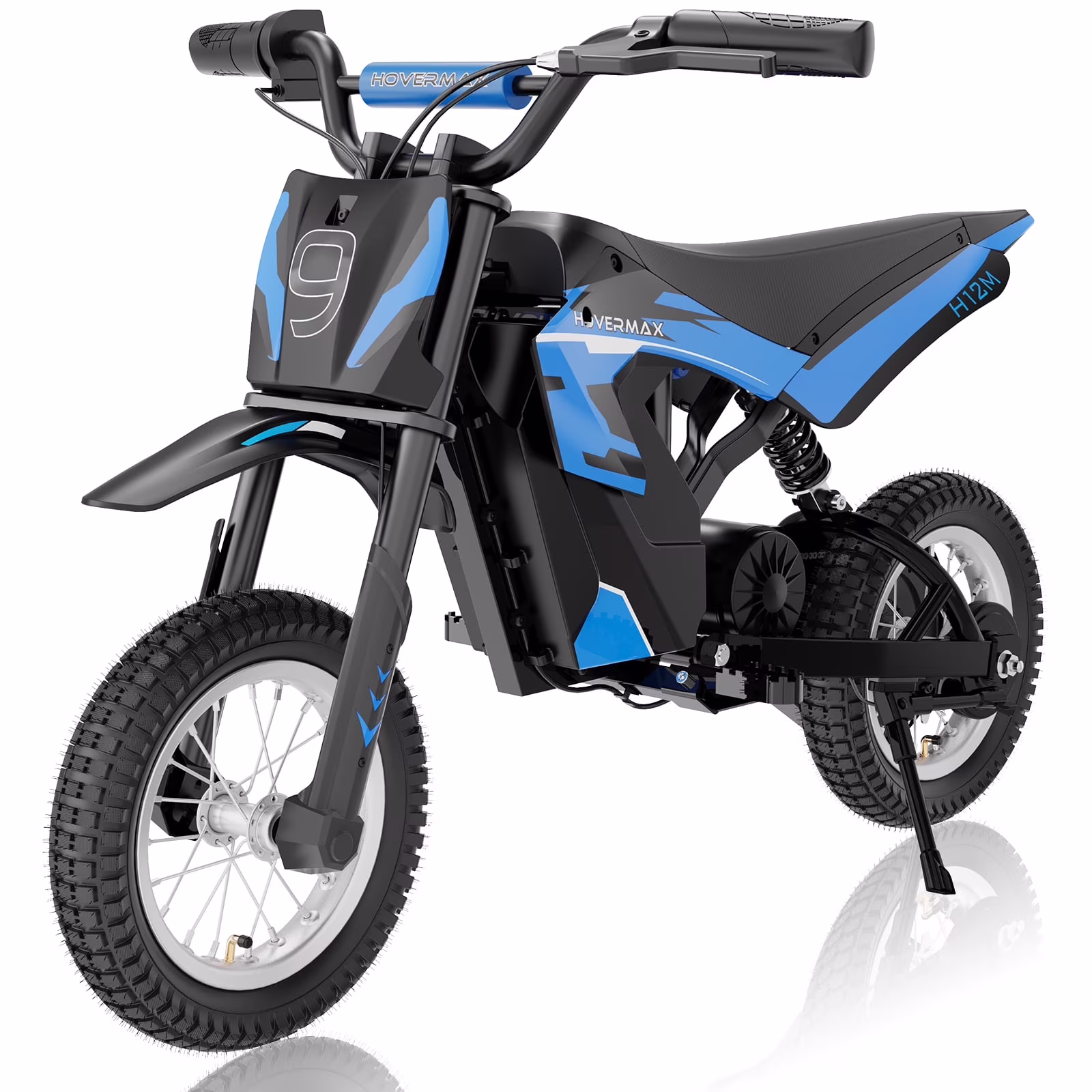 H12M 36V Electric Dirt Bike, 300W Electric Motorcycle 15.5MPH Max Speed, Ride On Toys motocross for Kids Teens, Blue(Blue)
