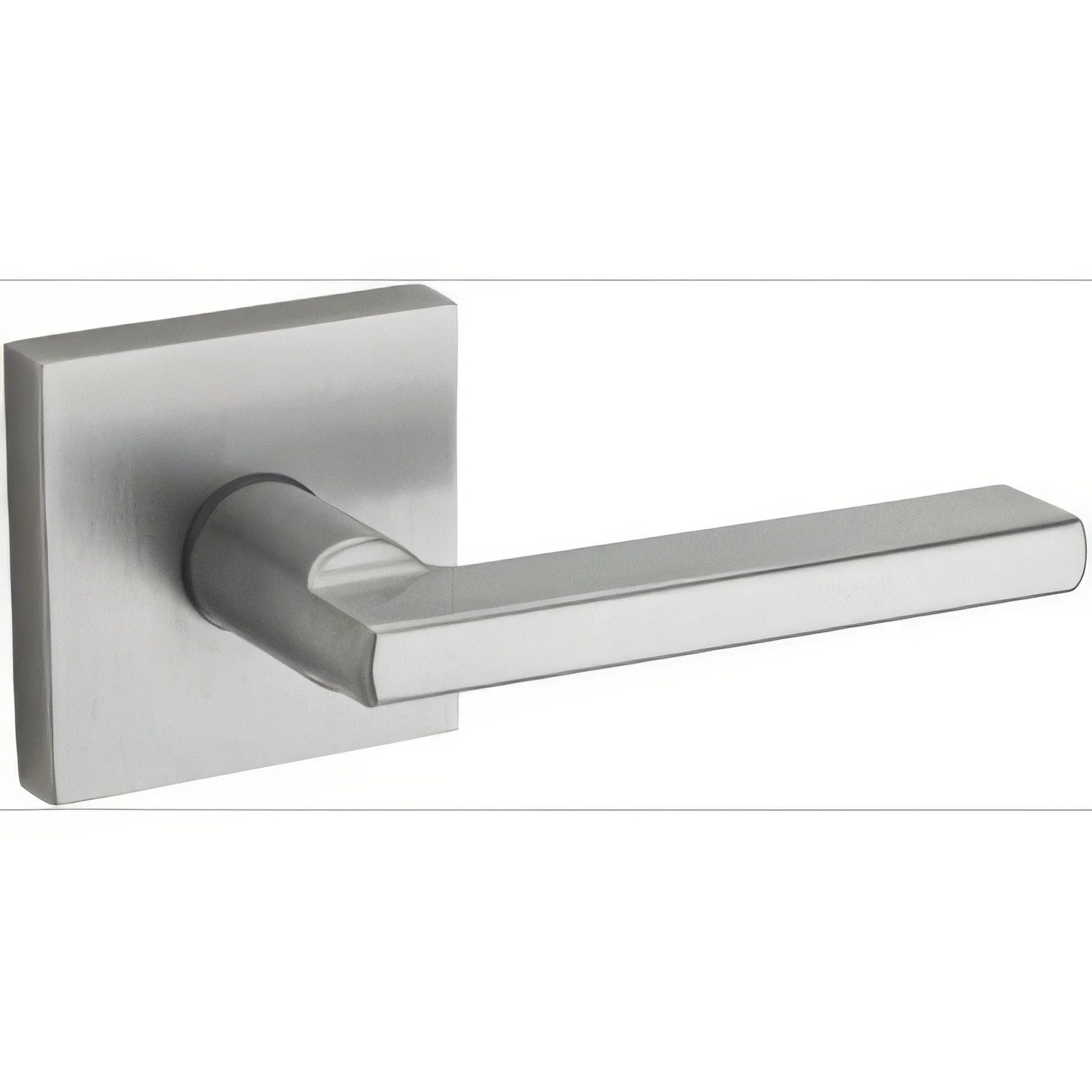 Kwikset 154HFLSQT Halifax Passage Door Lever Set with Square Rosette - TA Screen Specialist, Inc.