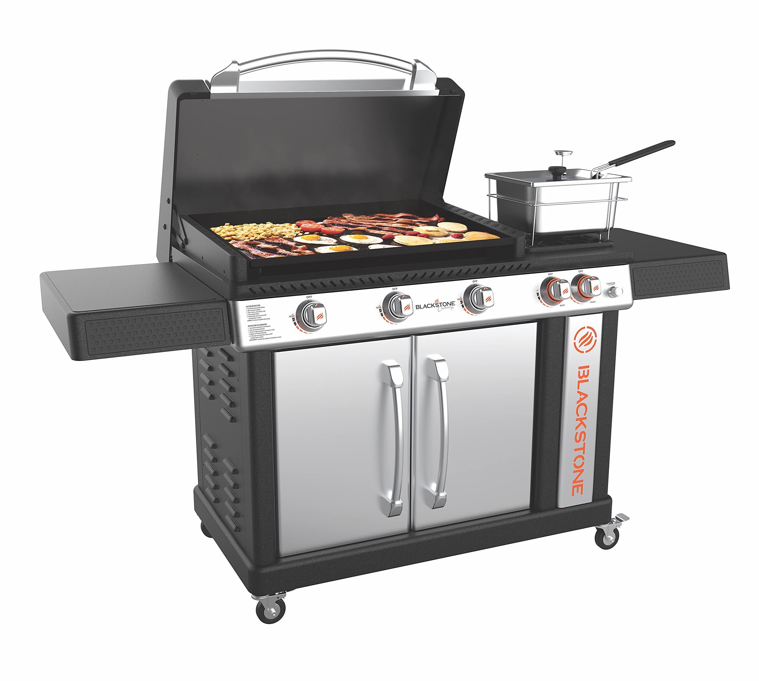 Blackstone 4 Burner Liquid Propane Outdoor Griddle Black/Silver