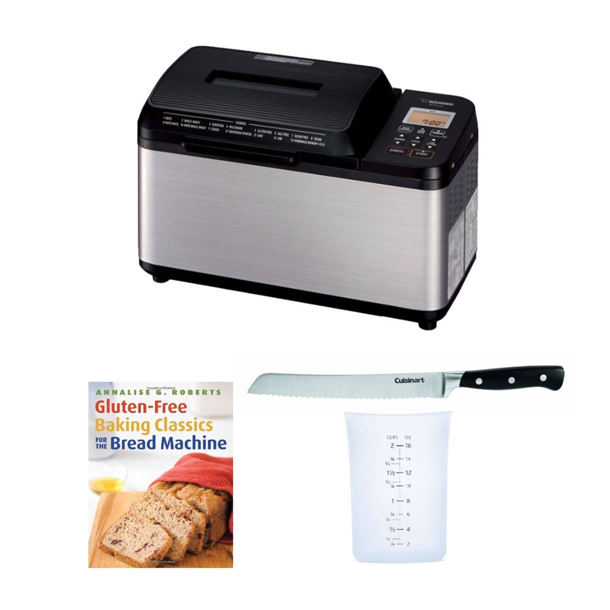 Zojirushi BB-PDC20BA Home Bakery Virtuoso Plus Breadmaker 2 lb. Loaf Bundle