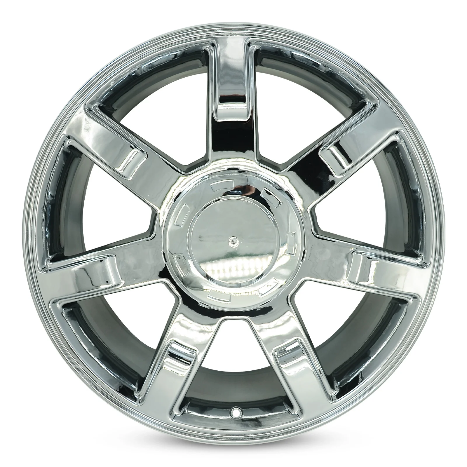 Set of 4 New 22" 22x9 Chrome Alloy Wheels for 2007-2014 Cadillac Escalade ESV EXT OEM Design Replacement Rim - Image 3
