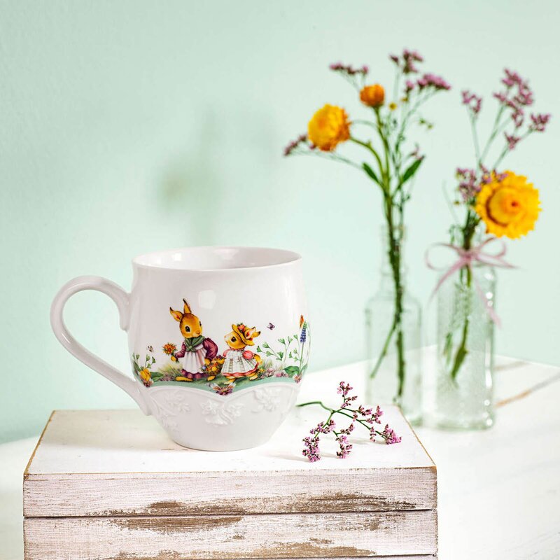 Spring Fantasy Flower Meadow krus 50 cl grønn/hvit
