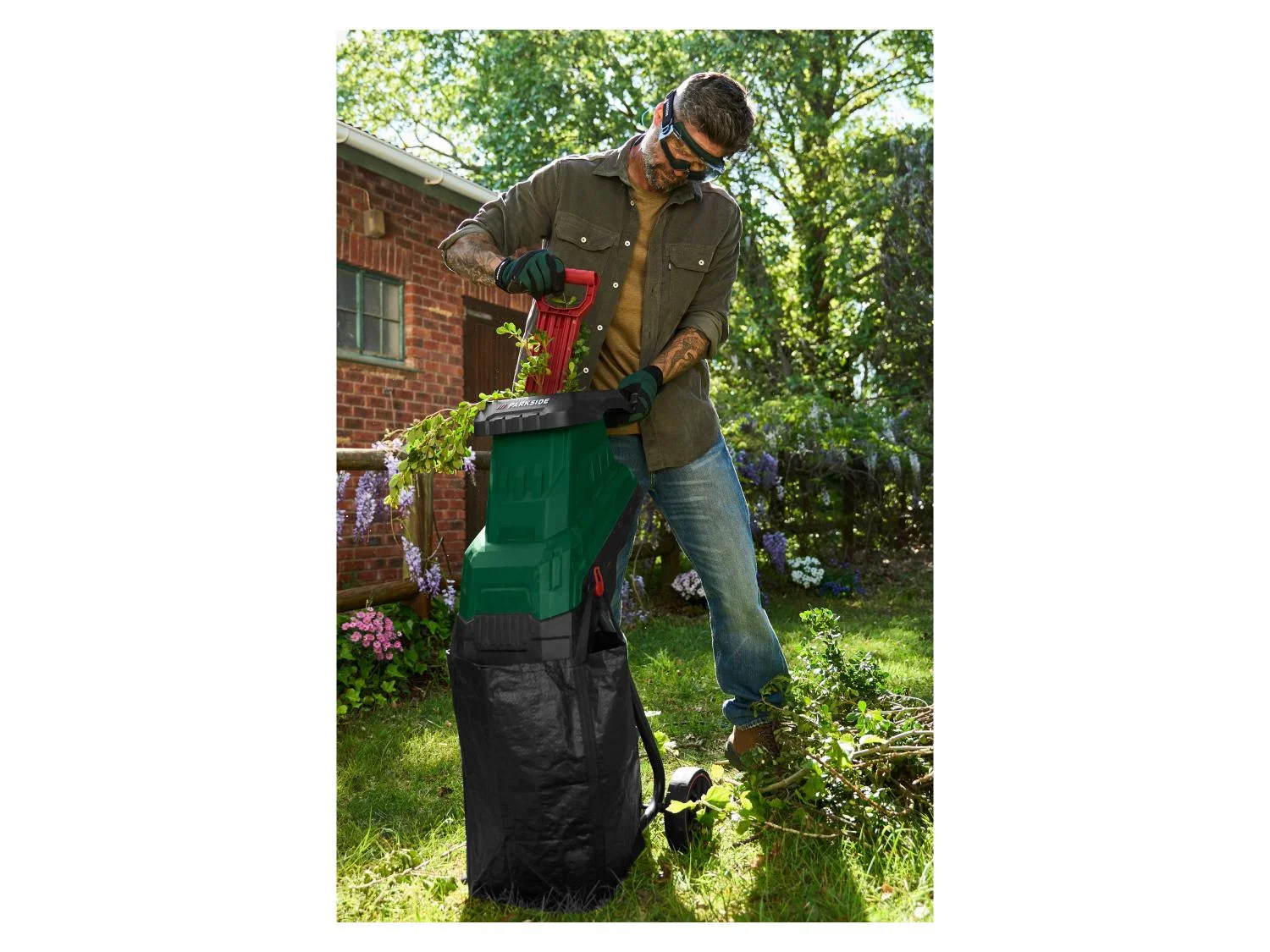 PARKSIDE Broyeur de vgtaux  lames PEMH 2400 B2, 40 L, 2400 W