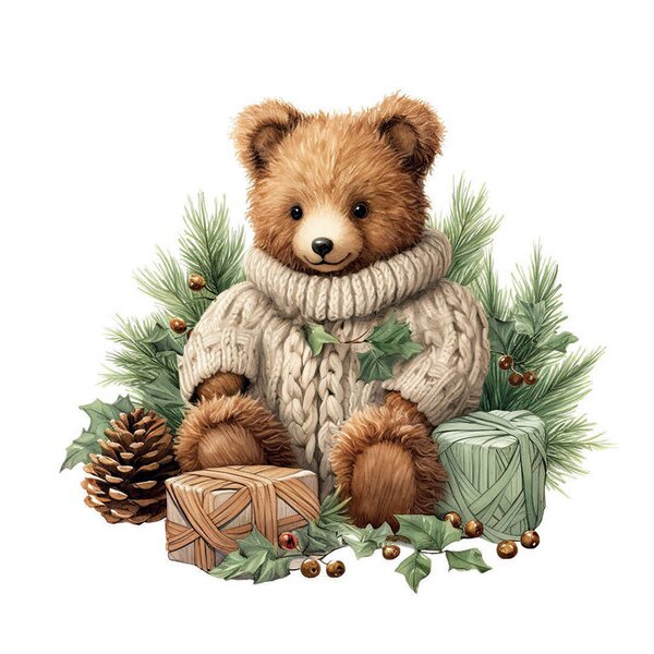 Serviett 33x33 cm 20 stk Cuddle Bear
