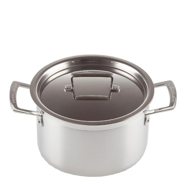 3-Ply gryte med lokk 18 cm 2,3L