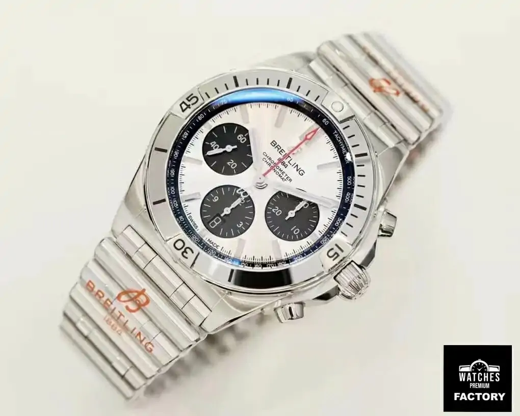 Breitling Chronomat AB0134101G1A1 GF Factory Stainless Steel White Dial