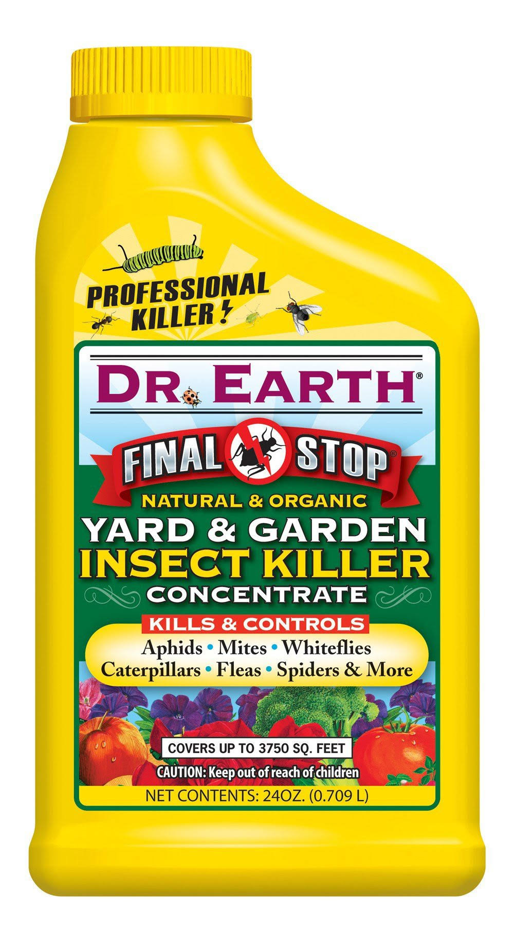 Dr Earth 1022 24 oz Final Stop Yard & Garden Insect Killer Concentrate