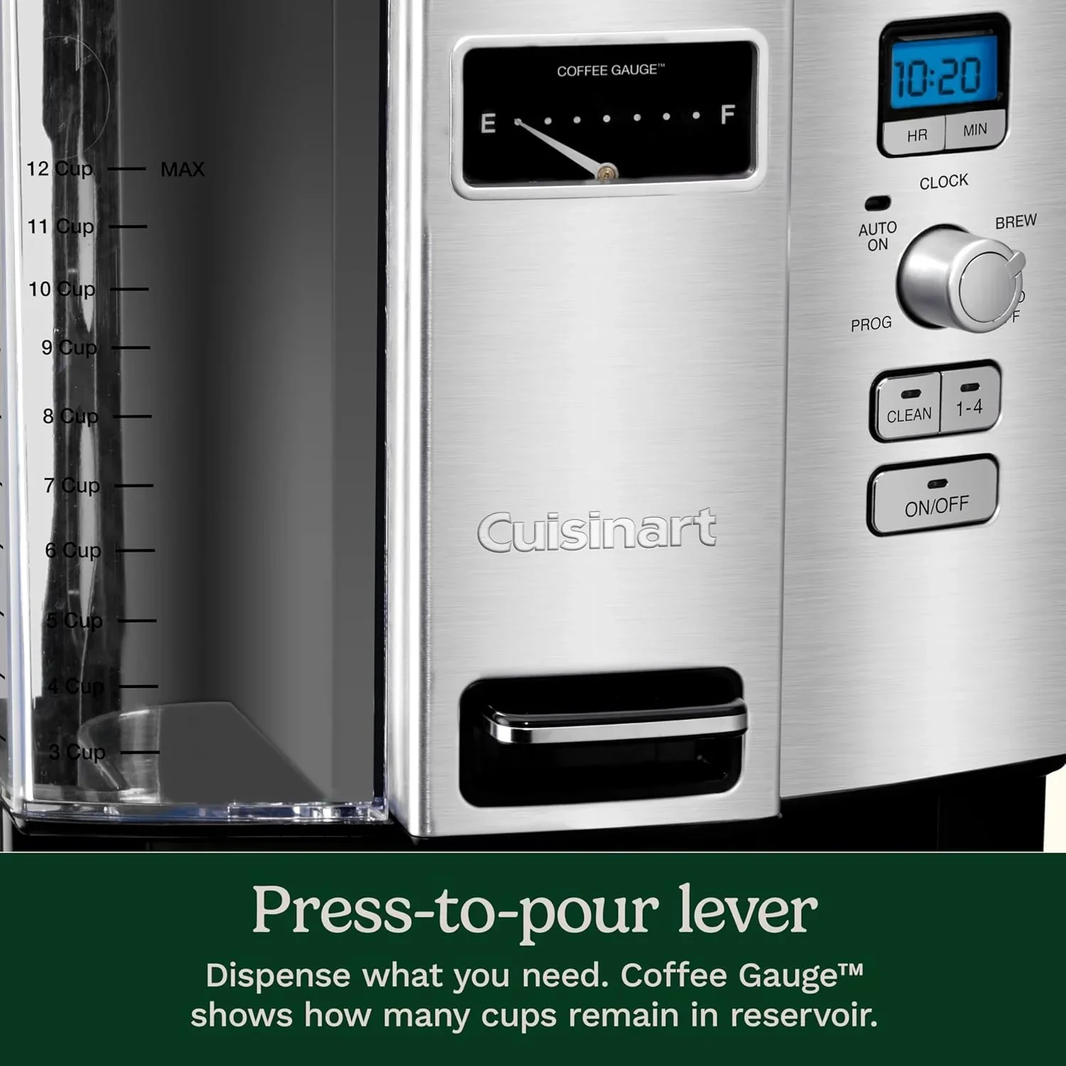 Cafetière Cuisinart 12 tasses à filtre programmable DCC-3000P1