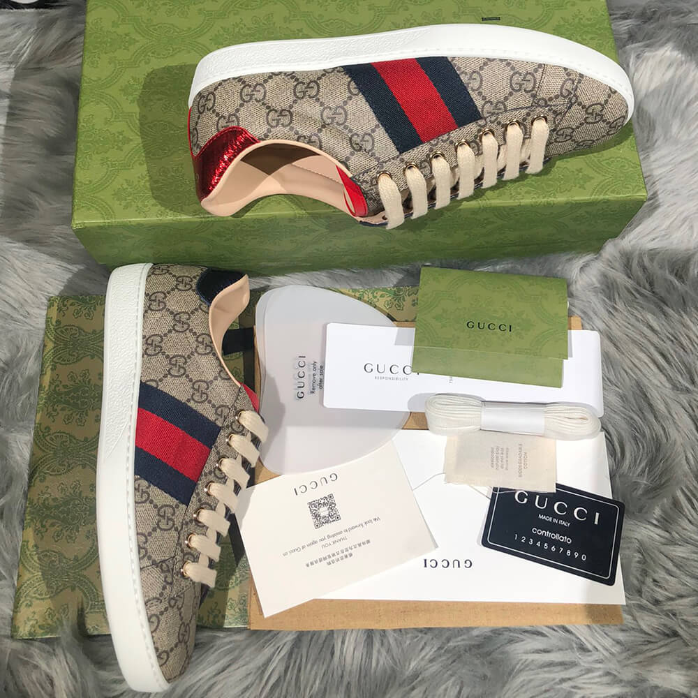 Ace GG Supreme sneaker with bees