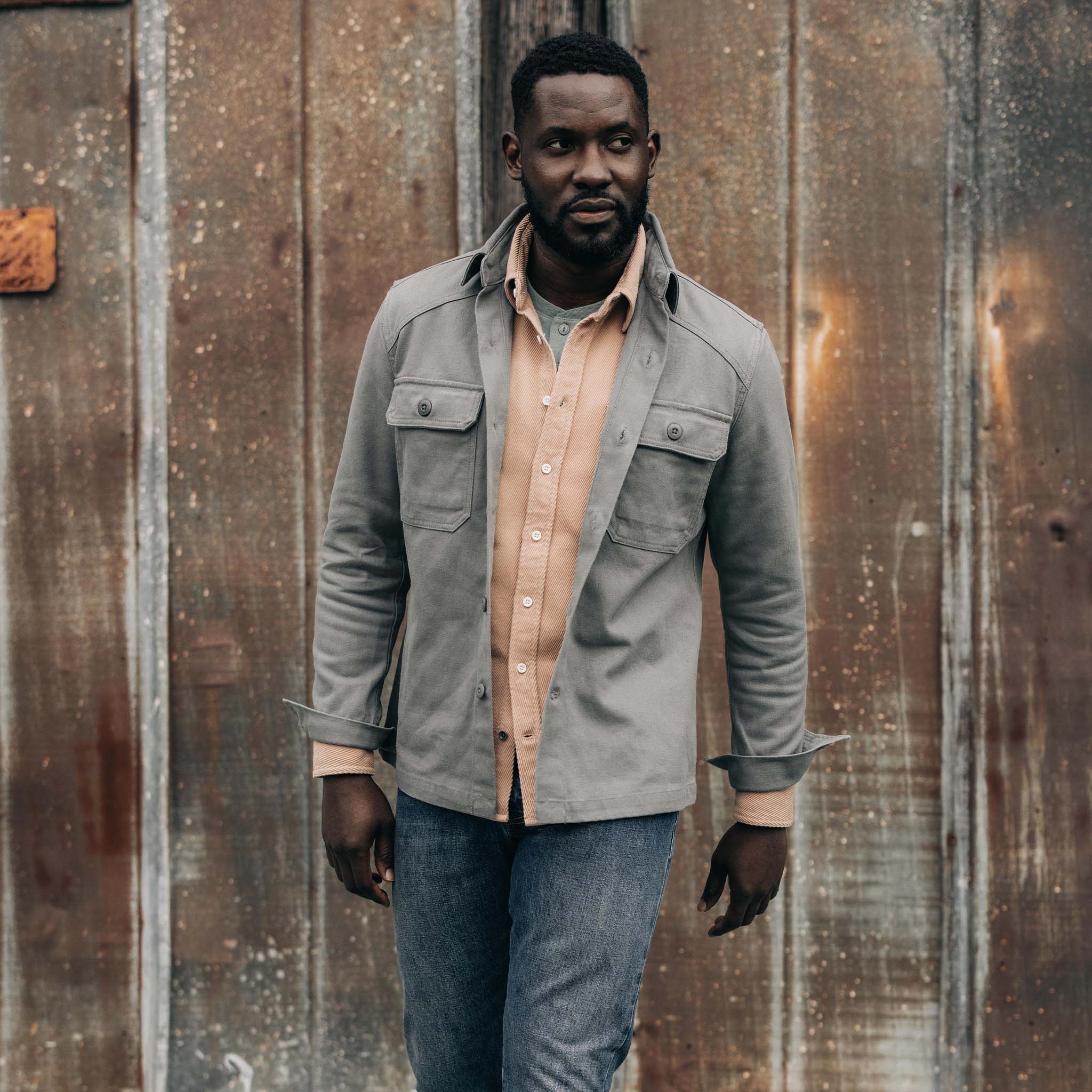 Chemise The Shop en coloris Gravel Boss Duck