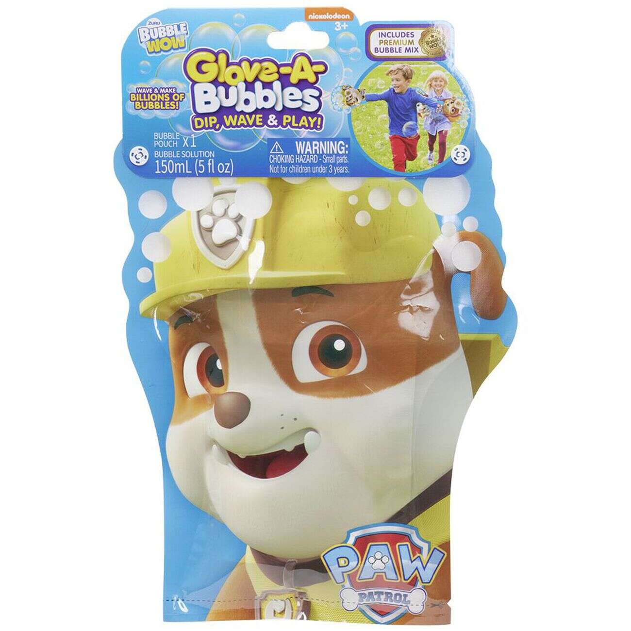 Gant à bulles Pat Patrouille