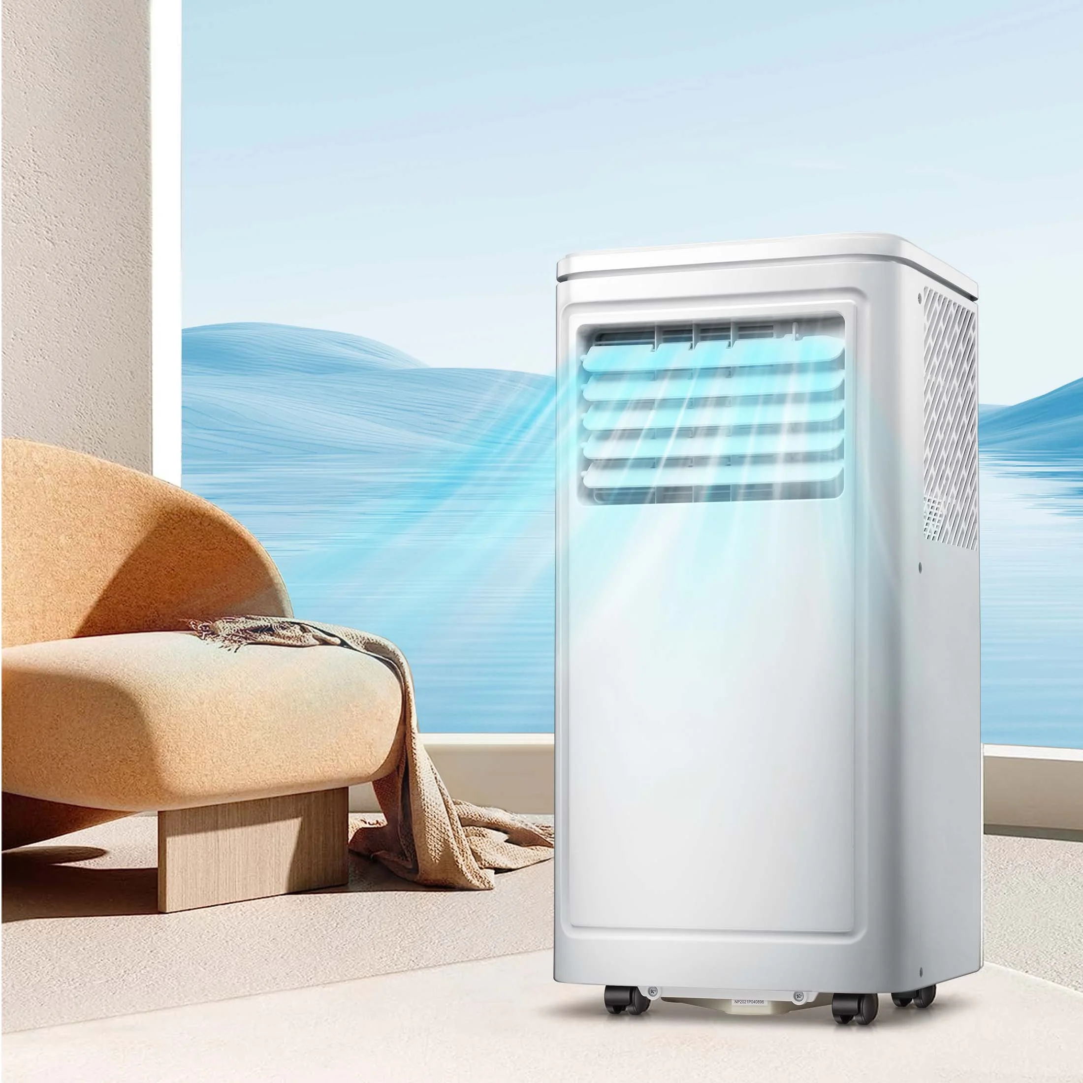 Portable Air Conditioner, 8,000 BTU Ashrae, 4-in-1 Quiet AC with Dehumidifier, Fan, Sleep Mode Washable Filter for Rooms up to 350 Sq. Ft(8000) - Image 10