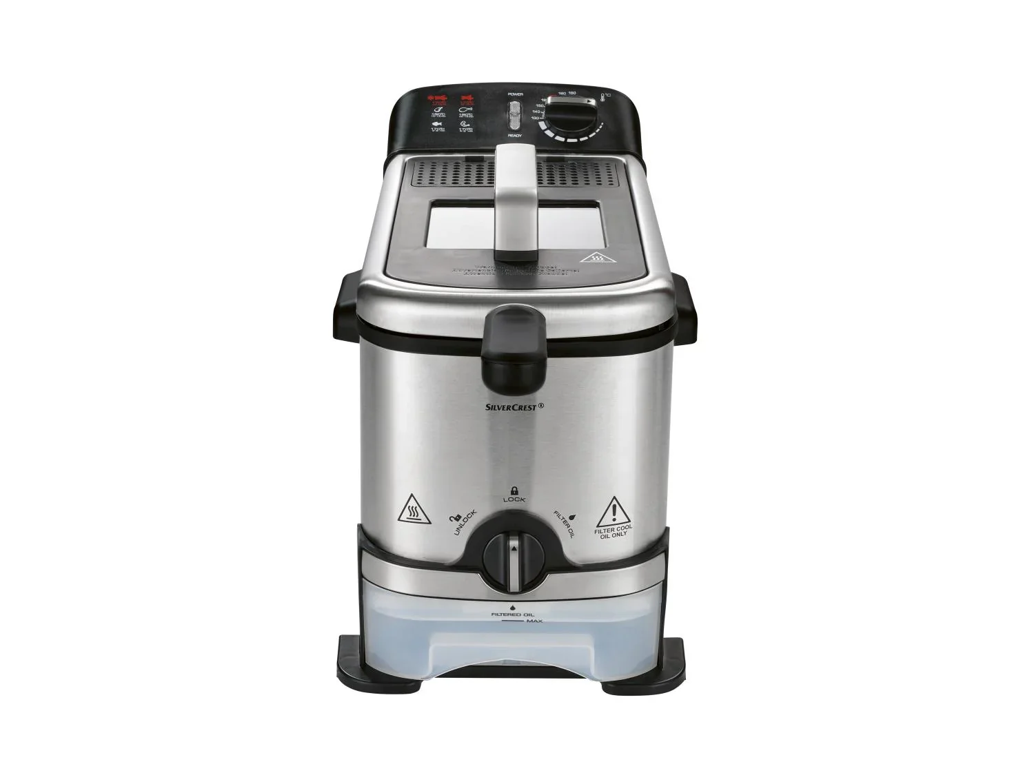 SILVERCREST KITCHEN TOOLS Friteuse en acier inoxydable