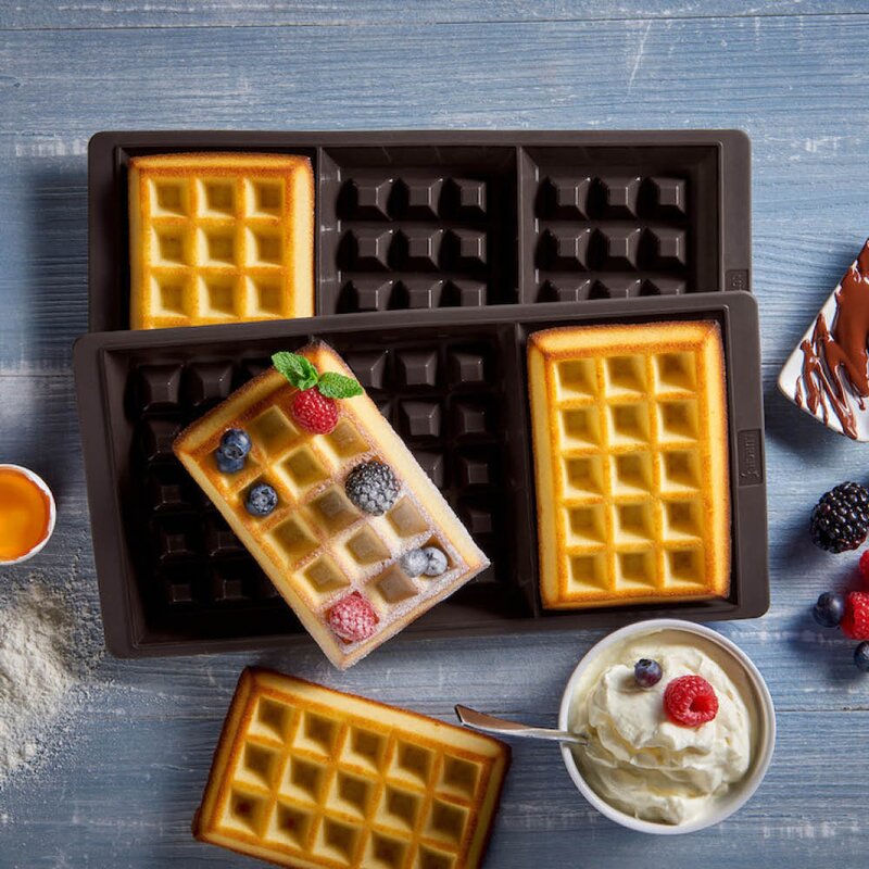 Flexiform Waffel bakeform til 6 stk vafler