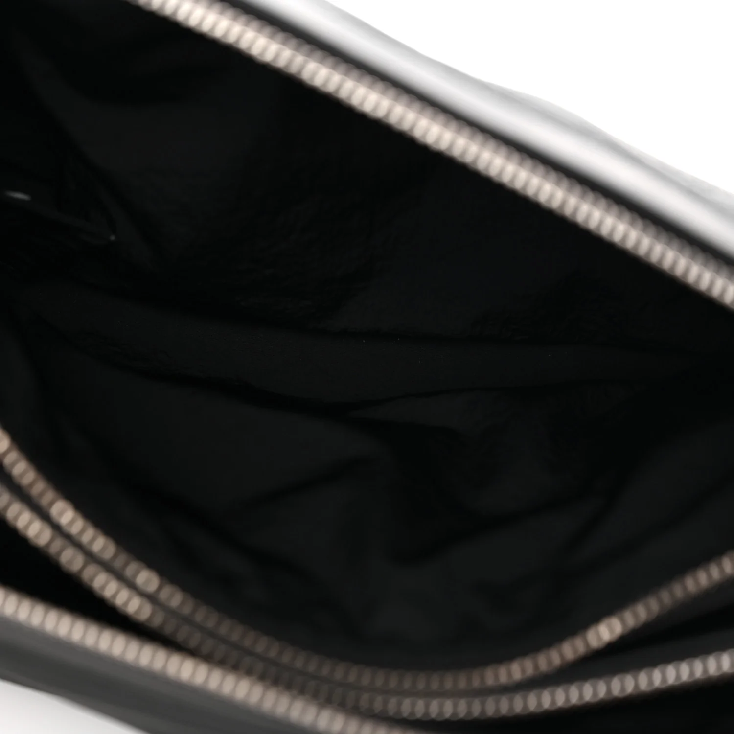 Grained Calfskin Duo Bag Black