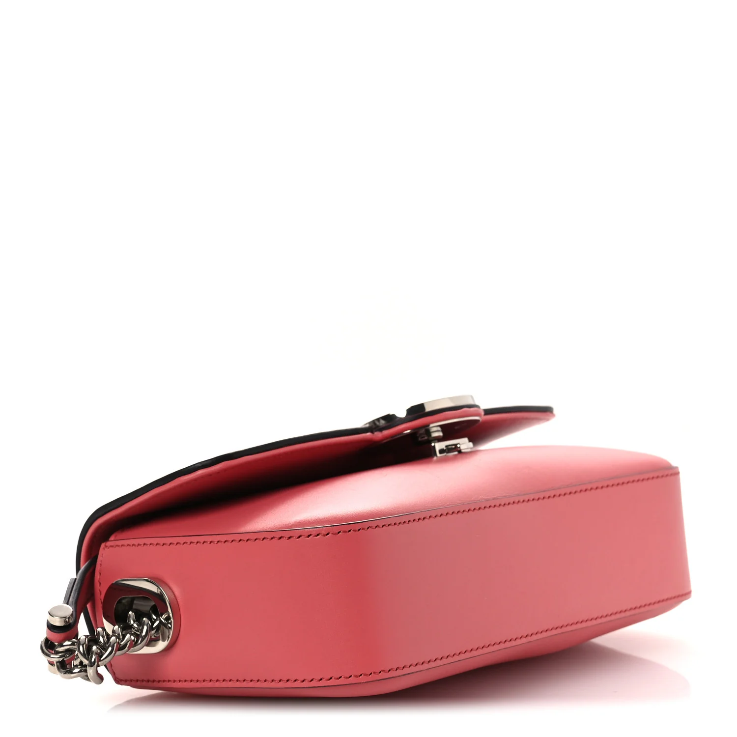 Senna Calfskin Petite GG Top Handle Shoulder Bag Pink