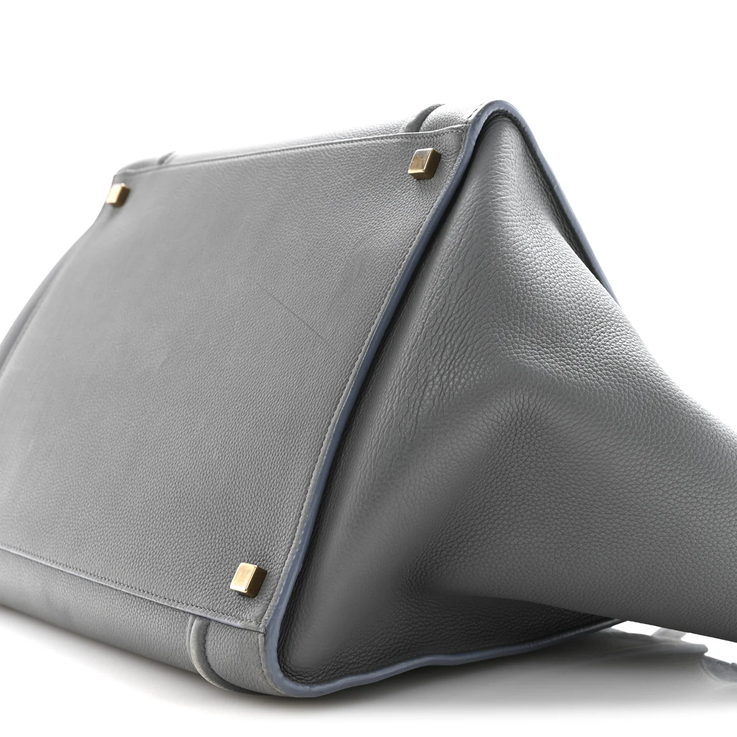 Baby Grained Calfskin Medium Phantom Luggage Kohl