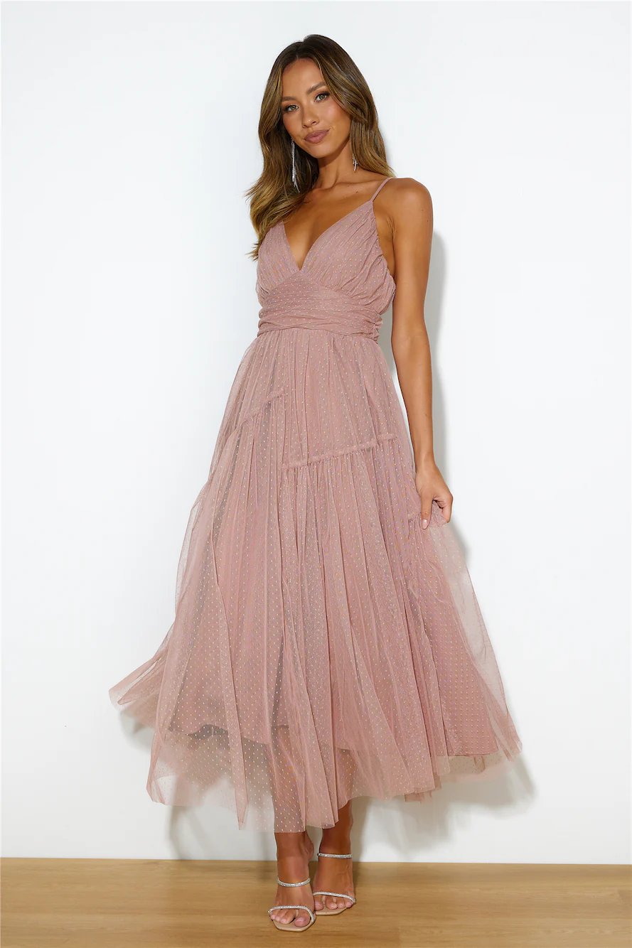 Be Seen In This Midi Dress Pink