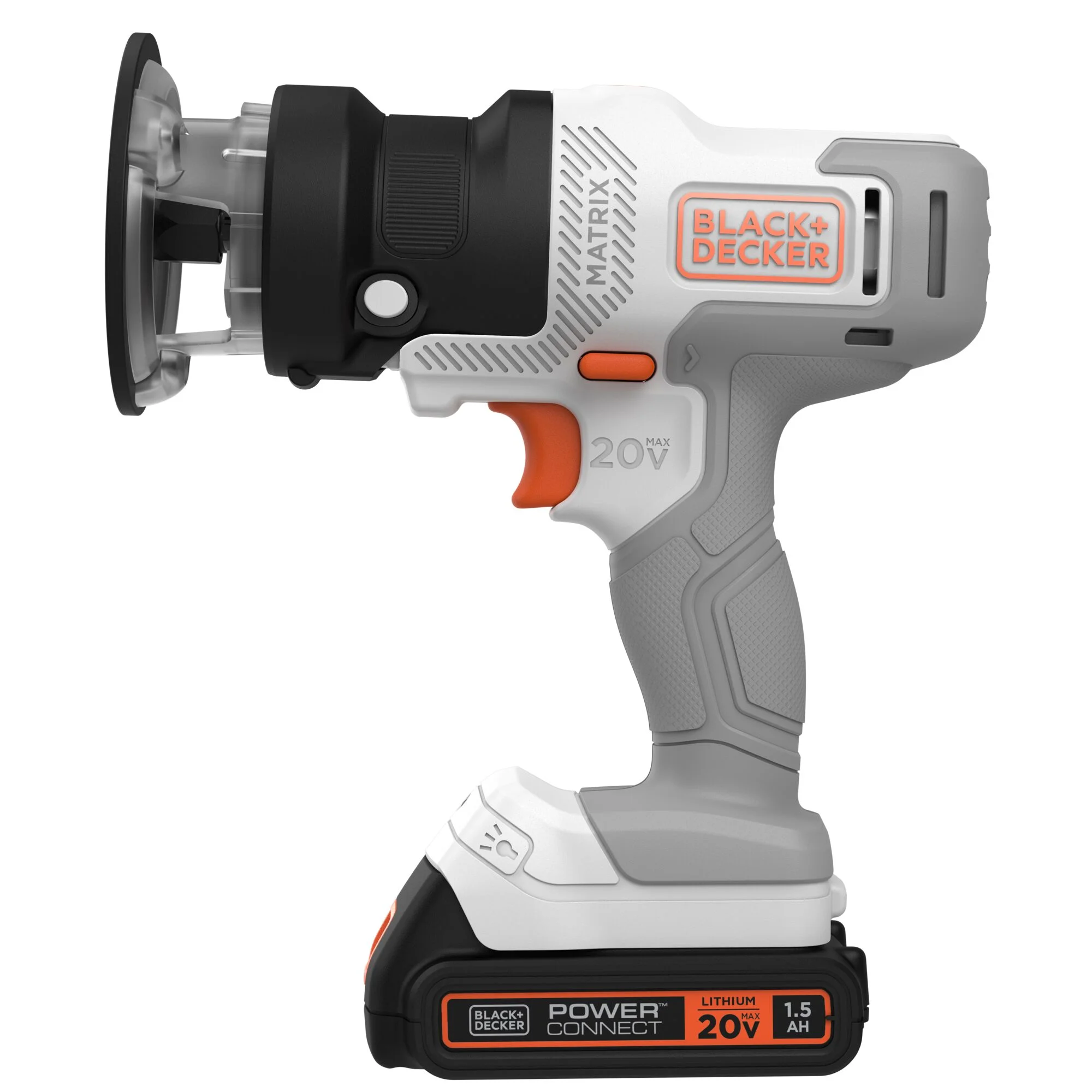 20V MAX* Matrix Cordless Combo Kit, 6-Tool, White And Orange, (BDCDMT1206KITWC) - Image 7