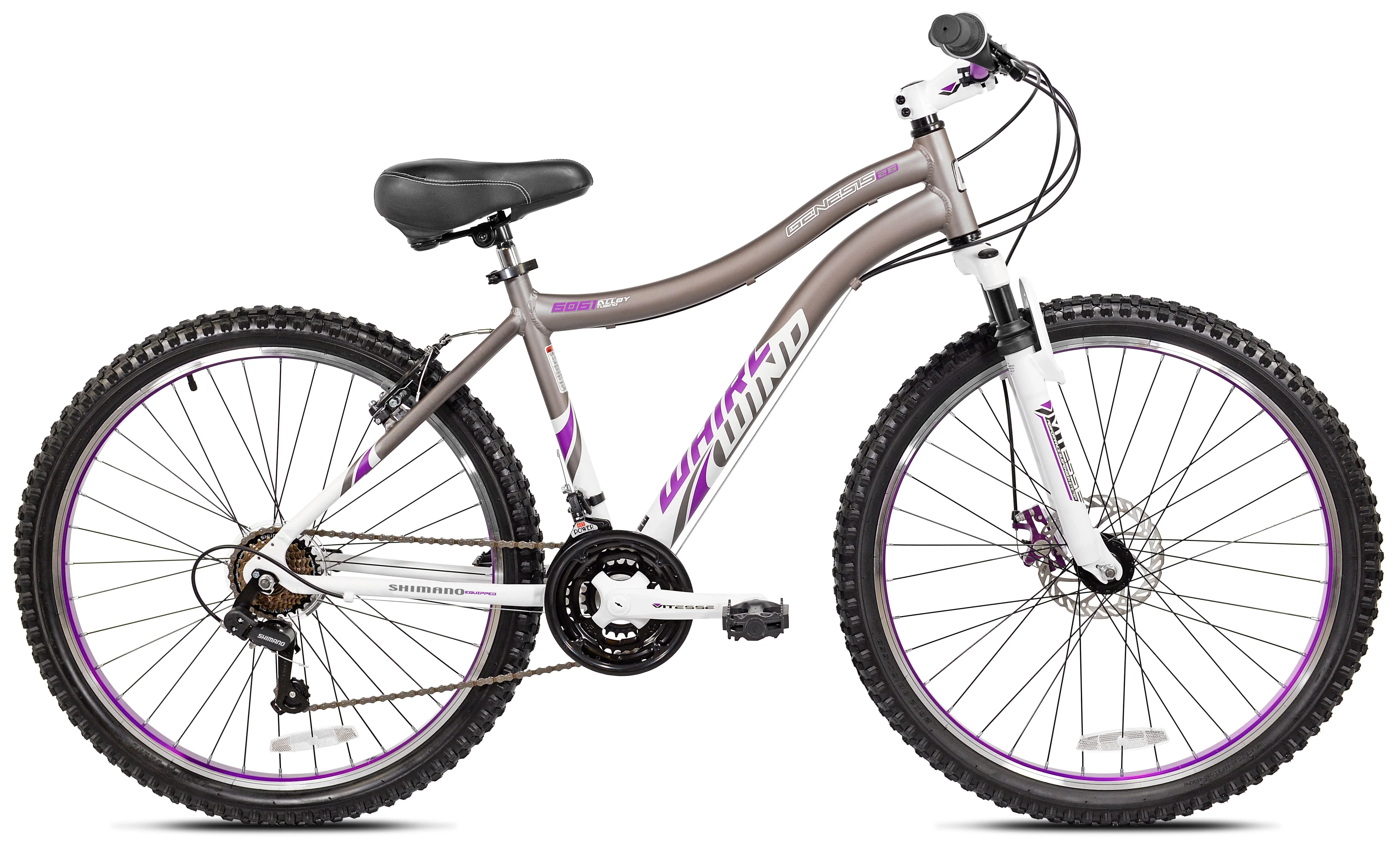 Genesis 26 Whirlwind Women's Mountain Bike, Gray