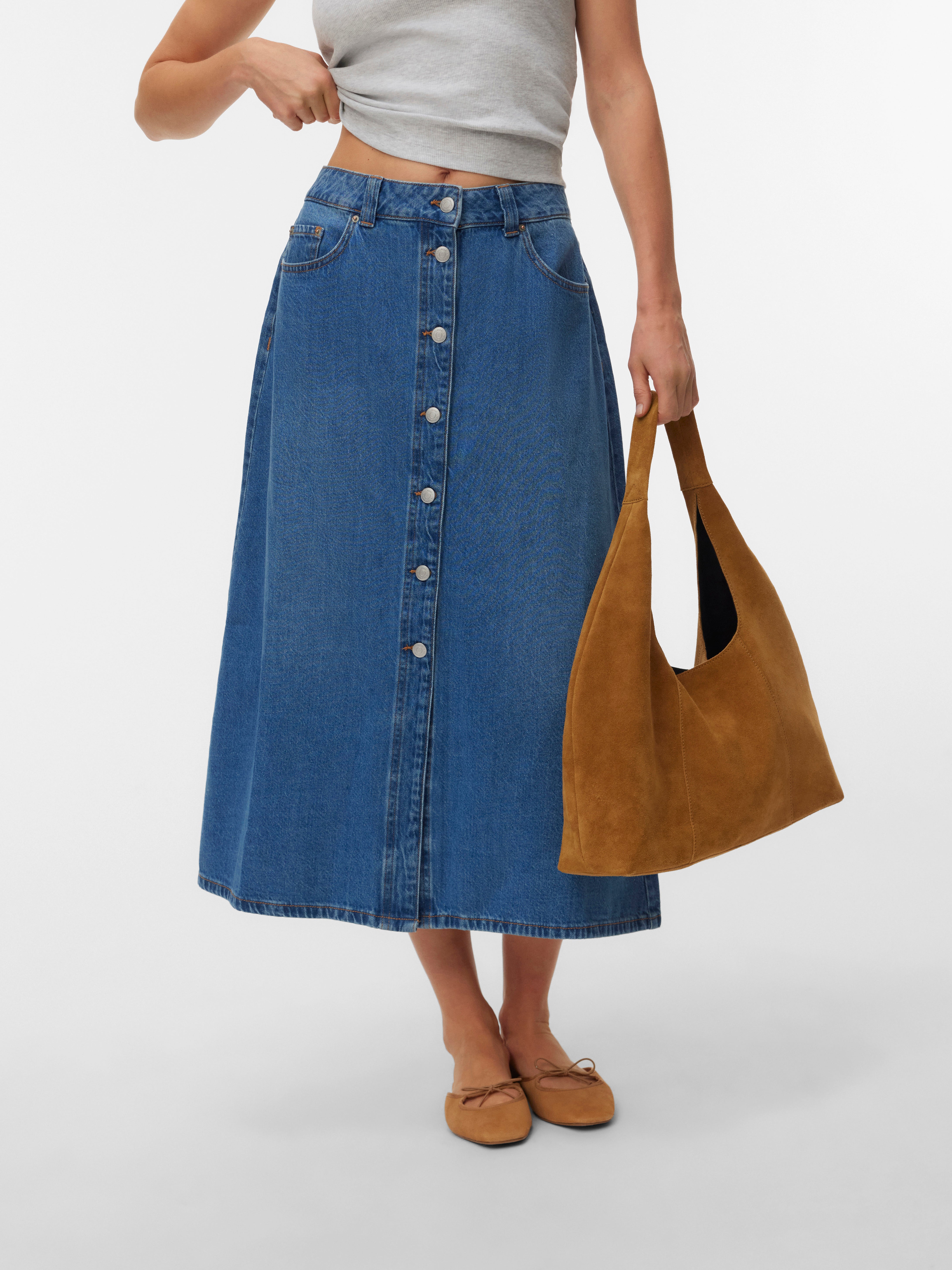 VERO MODA® VMBIRKLEY Mid waist Long skirt