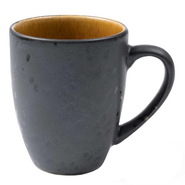 Krus 30 cl svart/amber