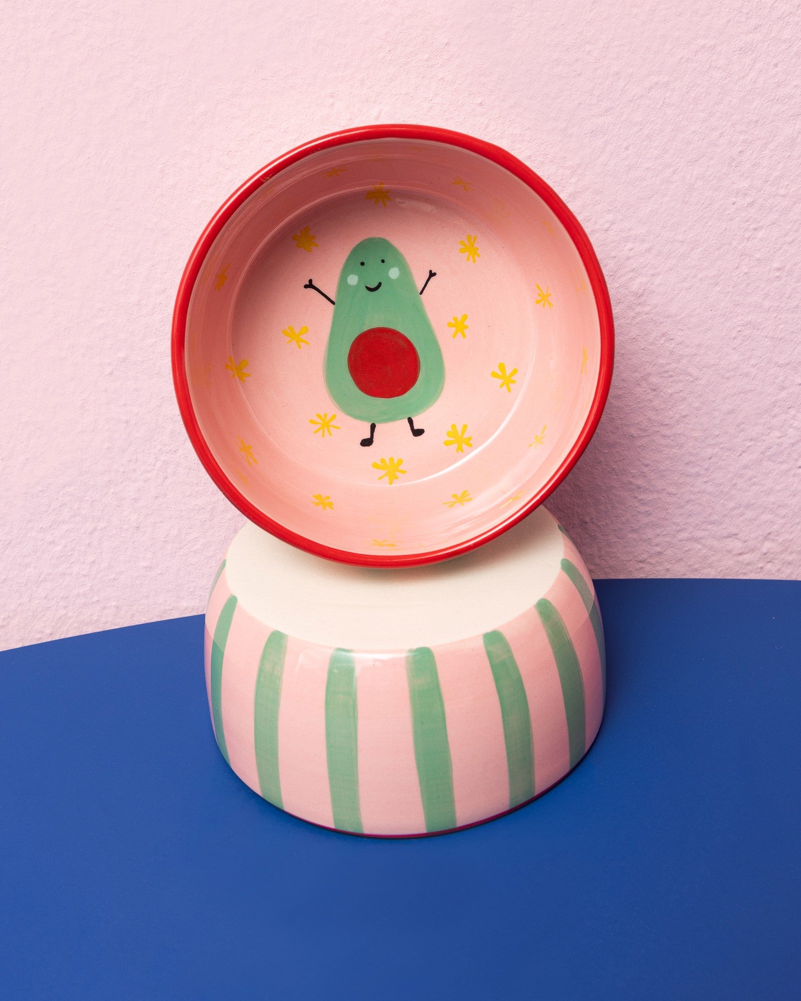 MIIO MIINI MODERN CEREAL BOWL, AVO PINK-RED