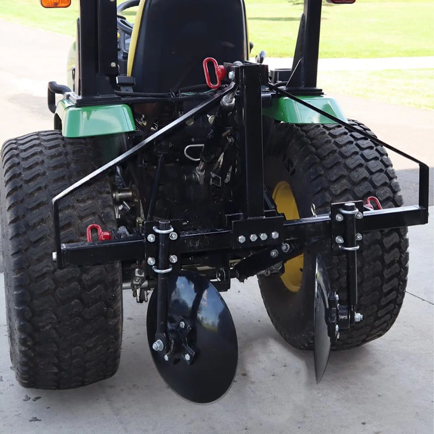 43 Inch Disc Cultivator Garden Bedder Hiller For 3 Point Tractor - Image 7