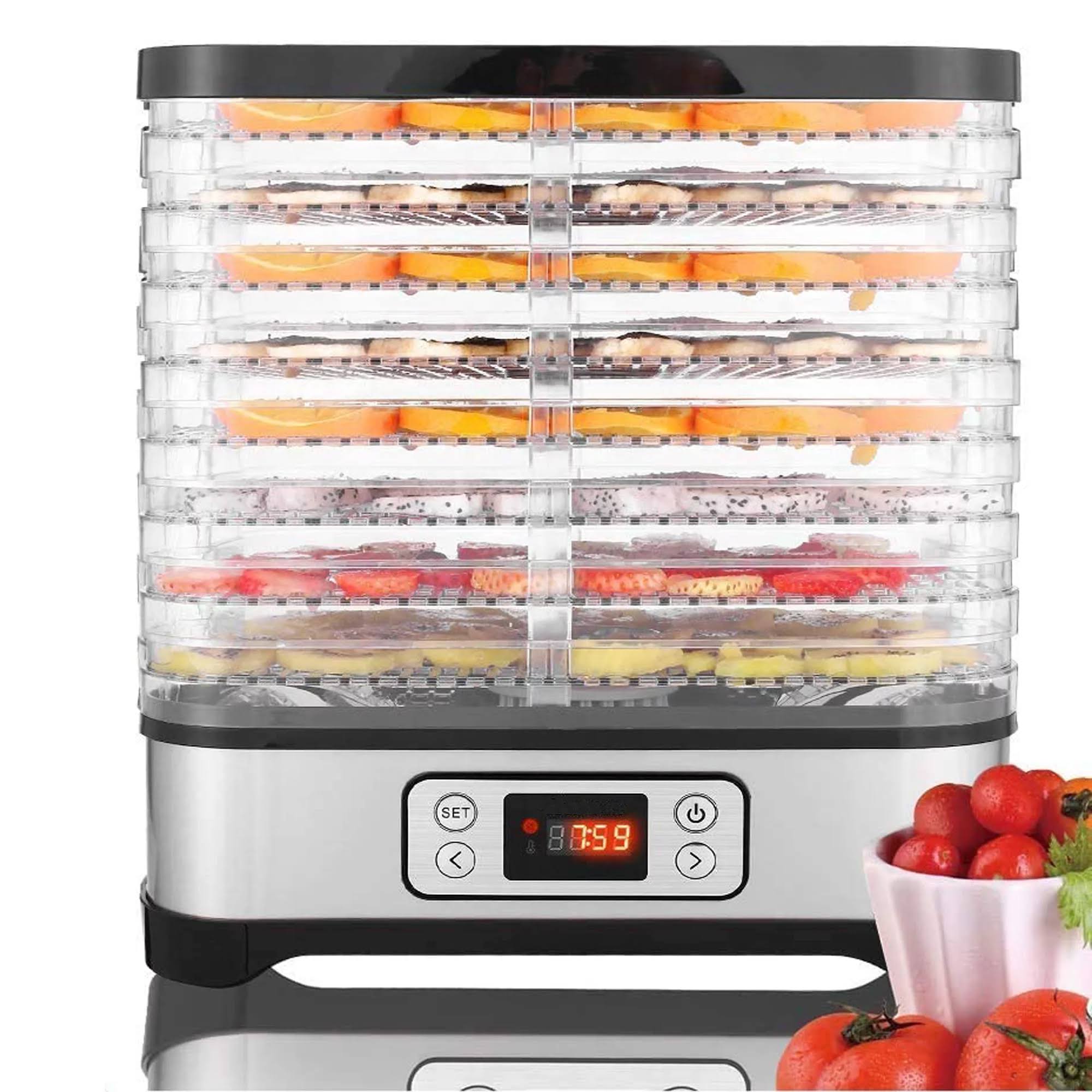 Electric 400W 8 Trays Food Dehydrator Machine with Temperature Control for Meat