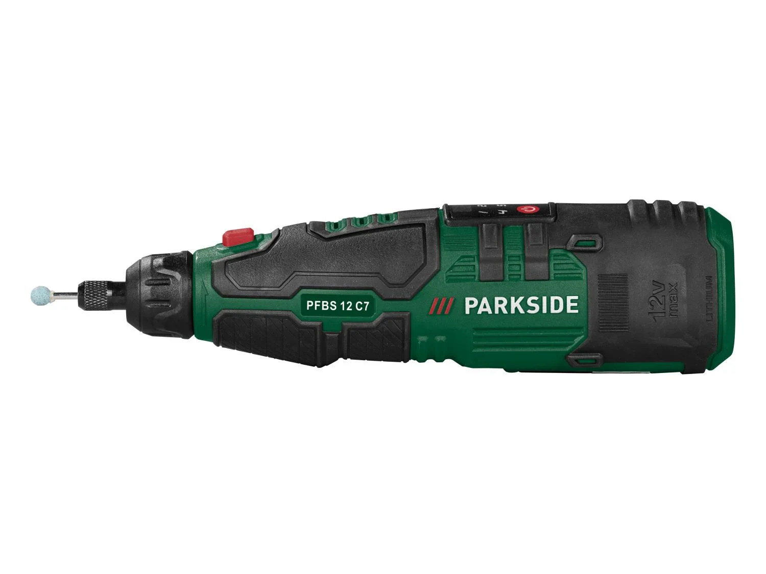 PARKSIDE Perceuse-meuleuse de prcision sans fil PFBS 12 C7, 44 embouts, 12 V