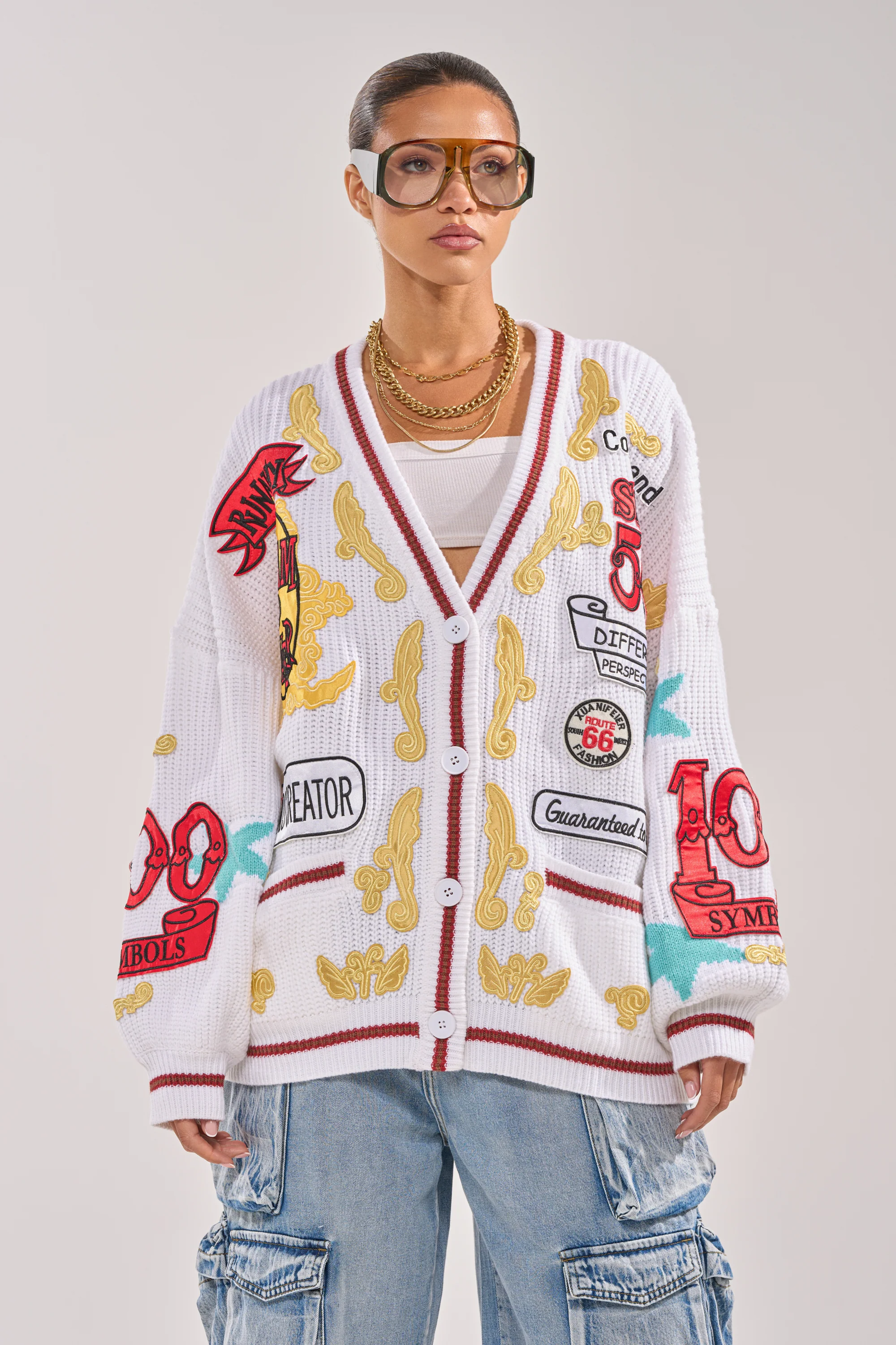 NEW REGALIA PATCH CARDIGAN - Akira Store