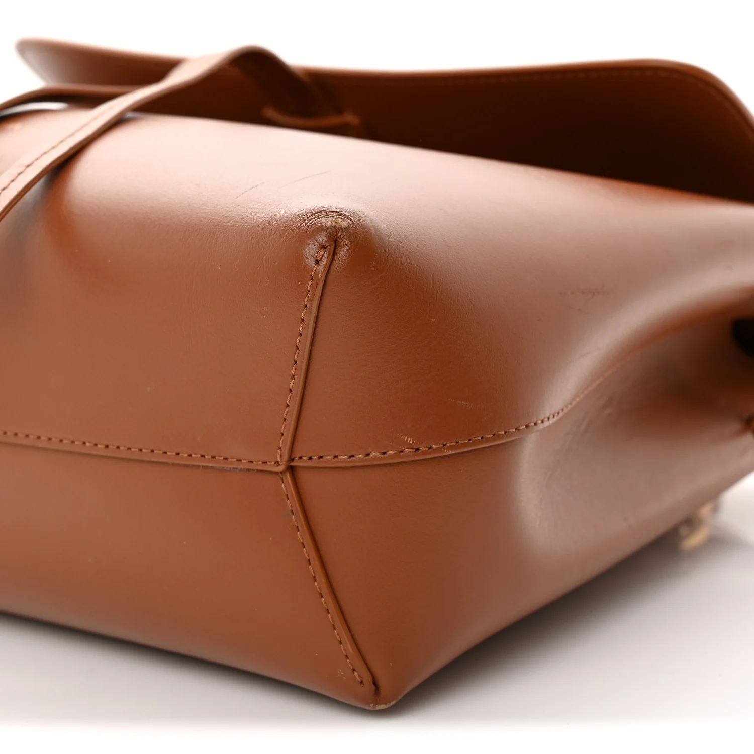Calfskin Soft Lady Bag Biscotti