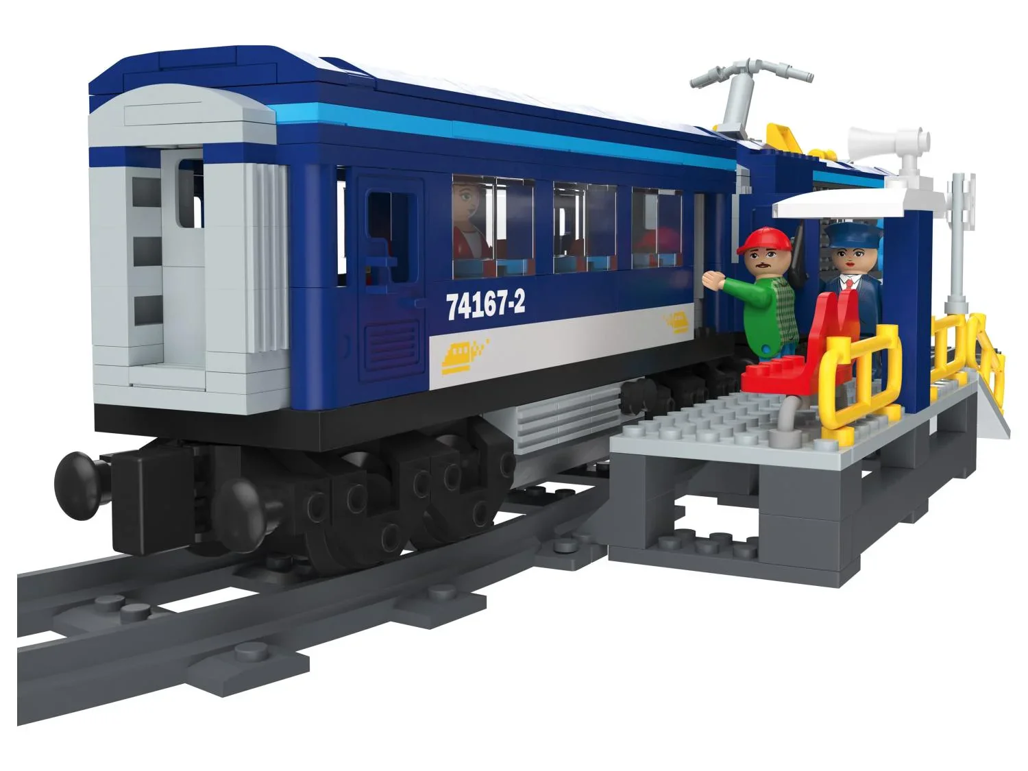 Playtive Clippys Train de marchandises ou de voyageurs