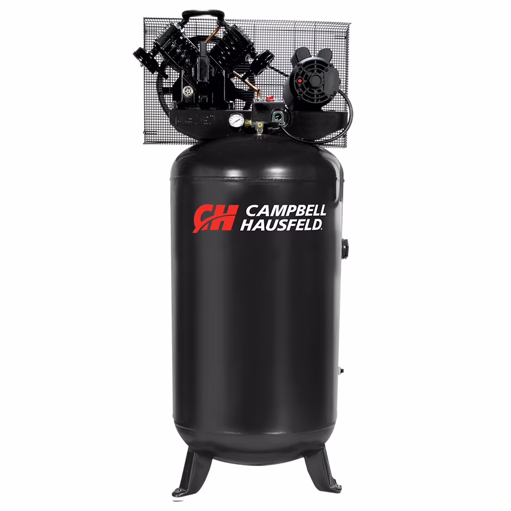 CE4104 Gray 5 HP Oil-Lube Vertical Air Compressor 80 gal