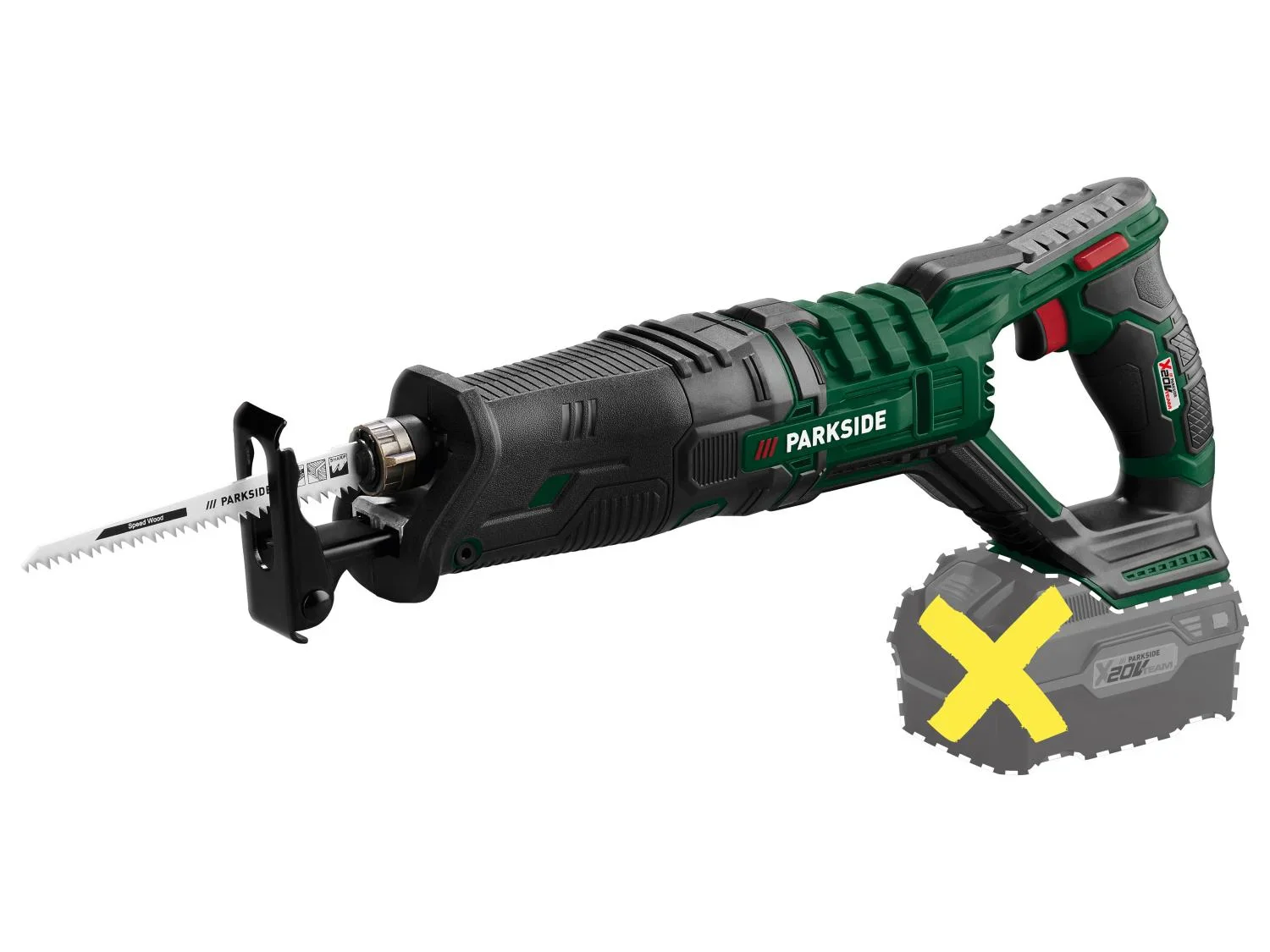 PARKSIDE Scie sabre sans fil PSSA 20-Li B2, 20 V