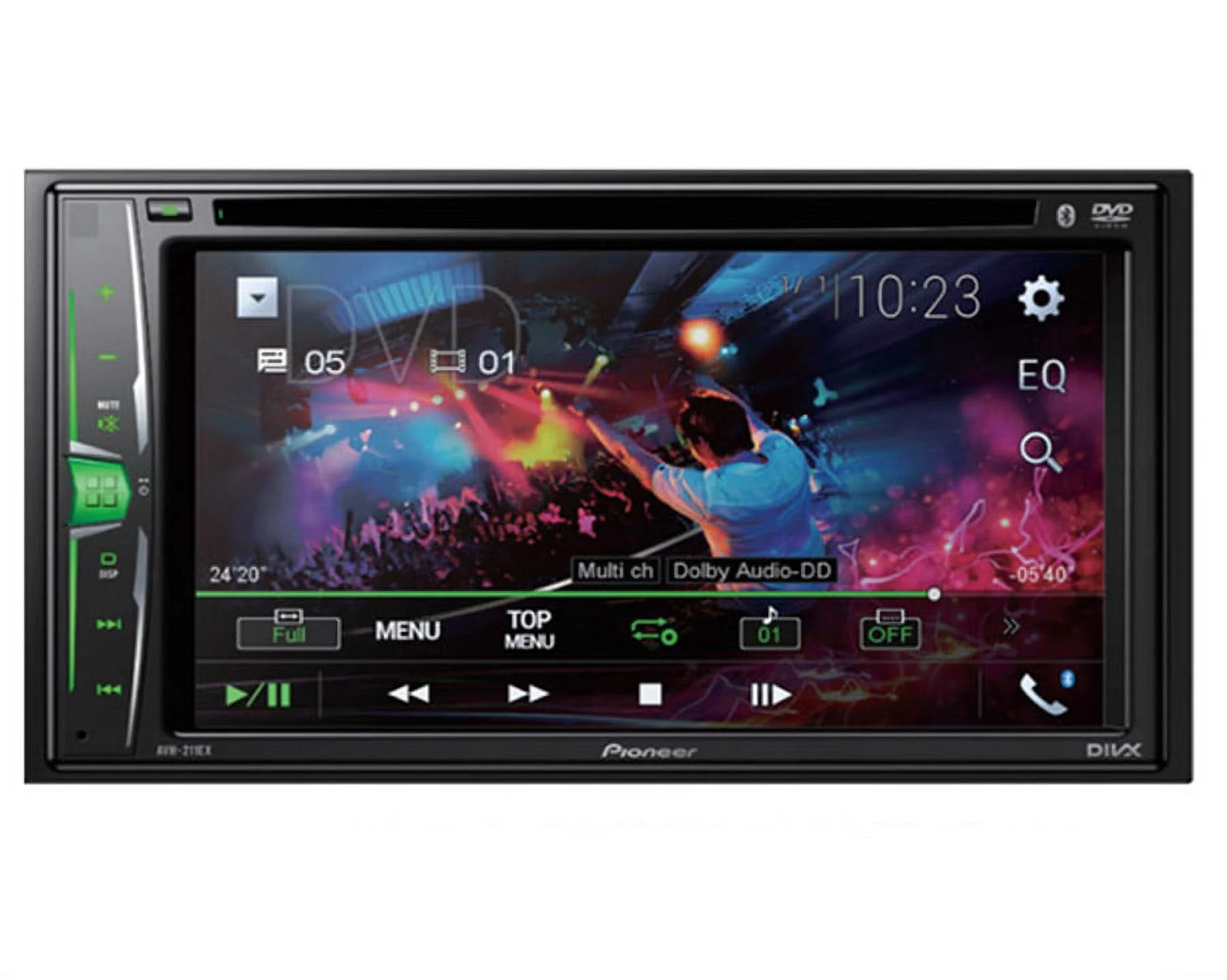 Pioneer AVH211EX Multimedia Receiver with License Plate Backup Camera