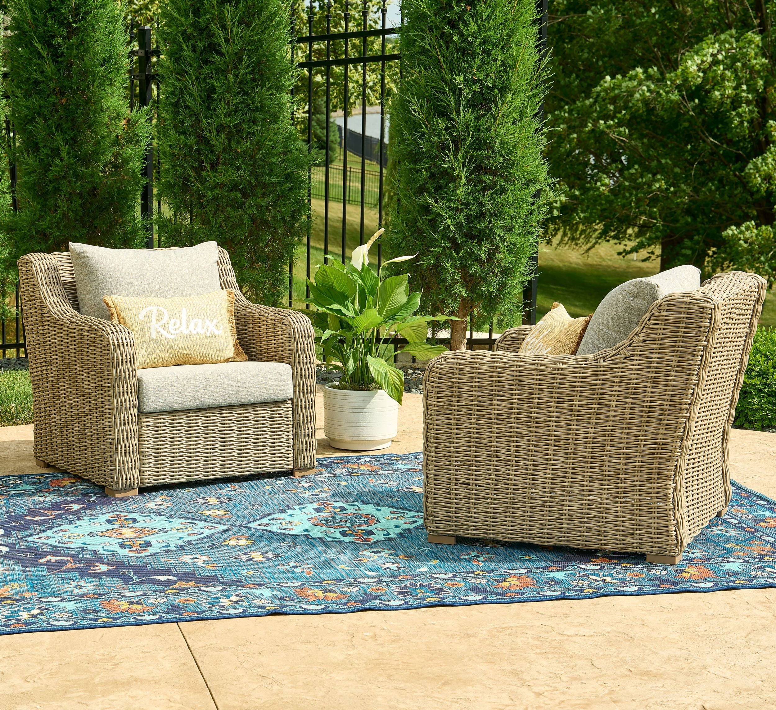 Better Homes & Gardens Bellamy 2 - Pack Lounge Chairs with Patio Cover