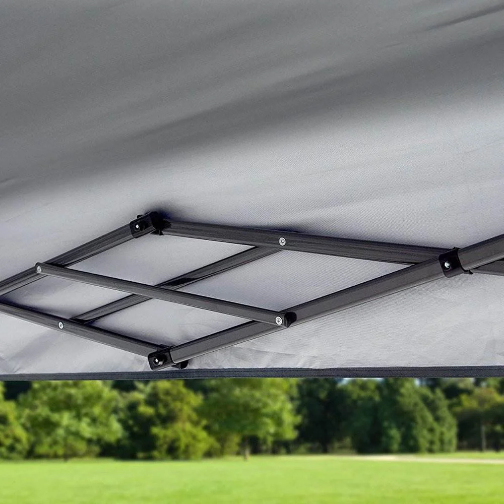 "Summit X" 10 x 17 Foot Straight Leg Pop Up Instant Canopy, Taupe(Taupe) - Image 7