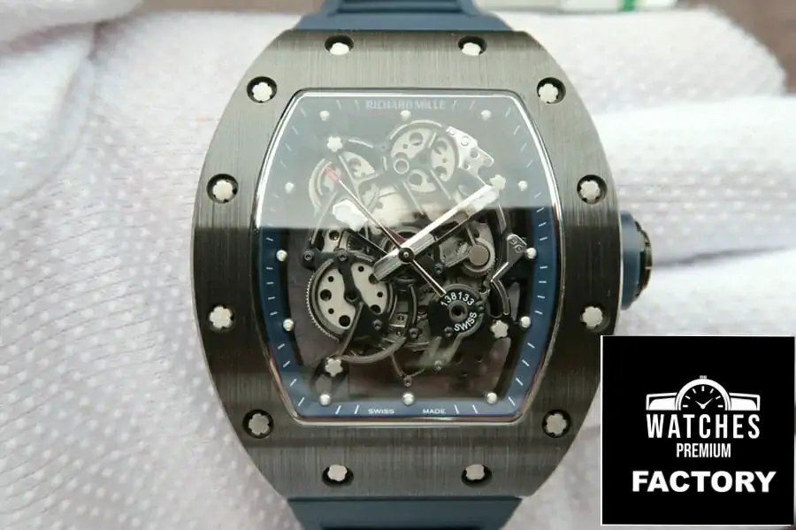 Richard Mille RM055 KV Factory Blue Strap