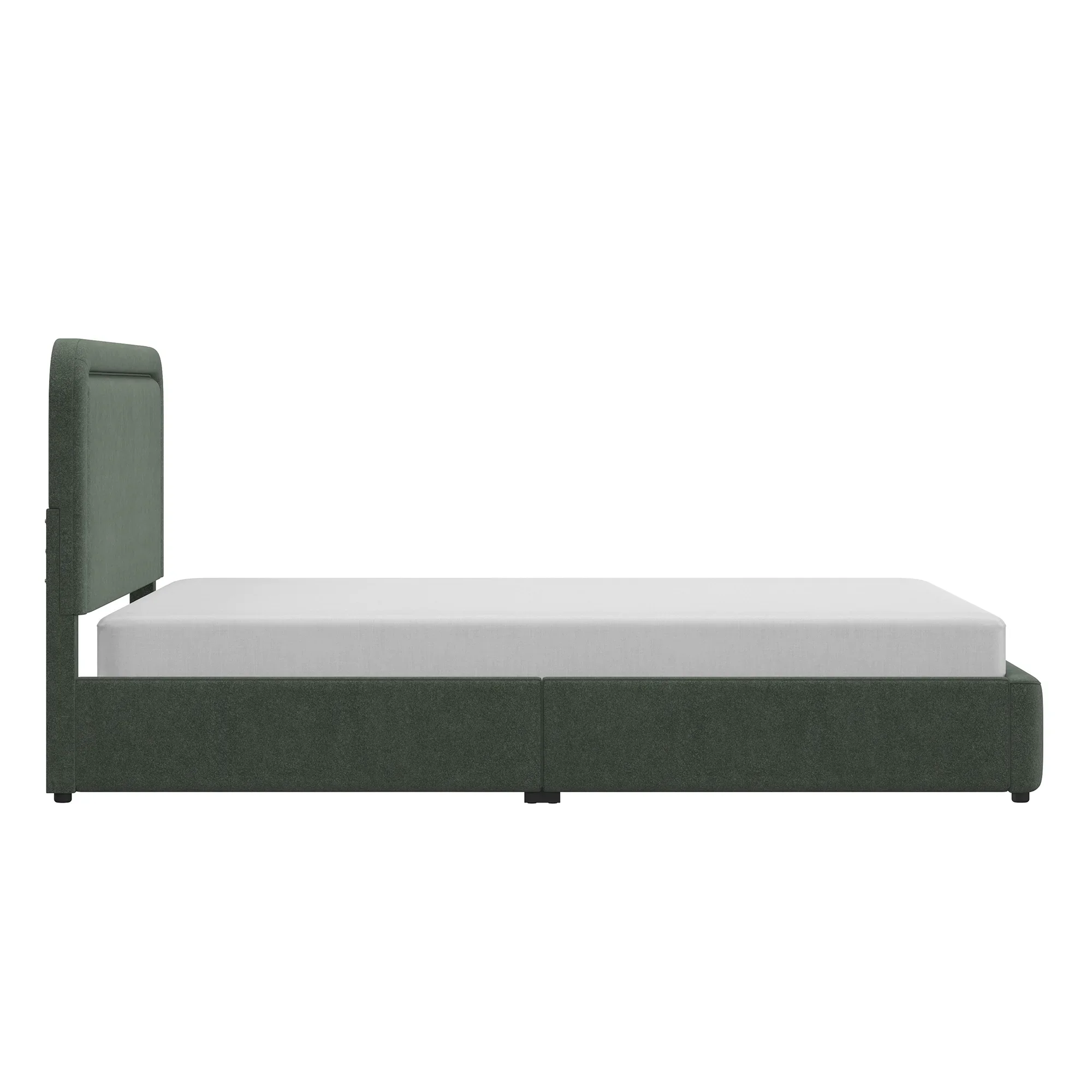 Better Homes & Gardens Juliet King Boucle Platform Bed, Ivory