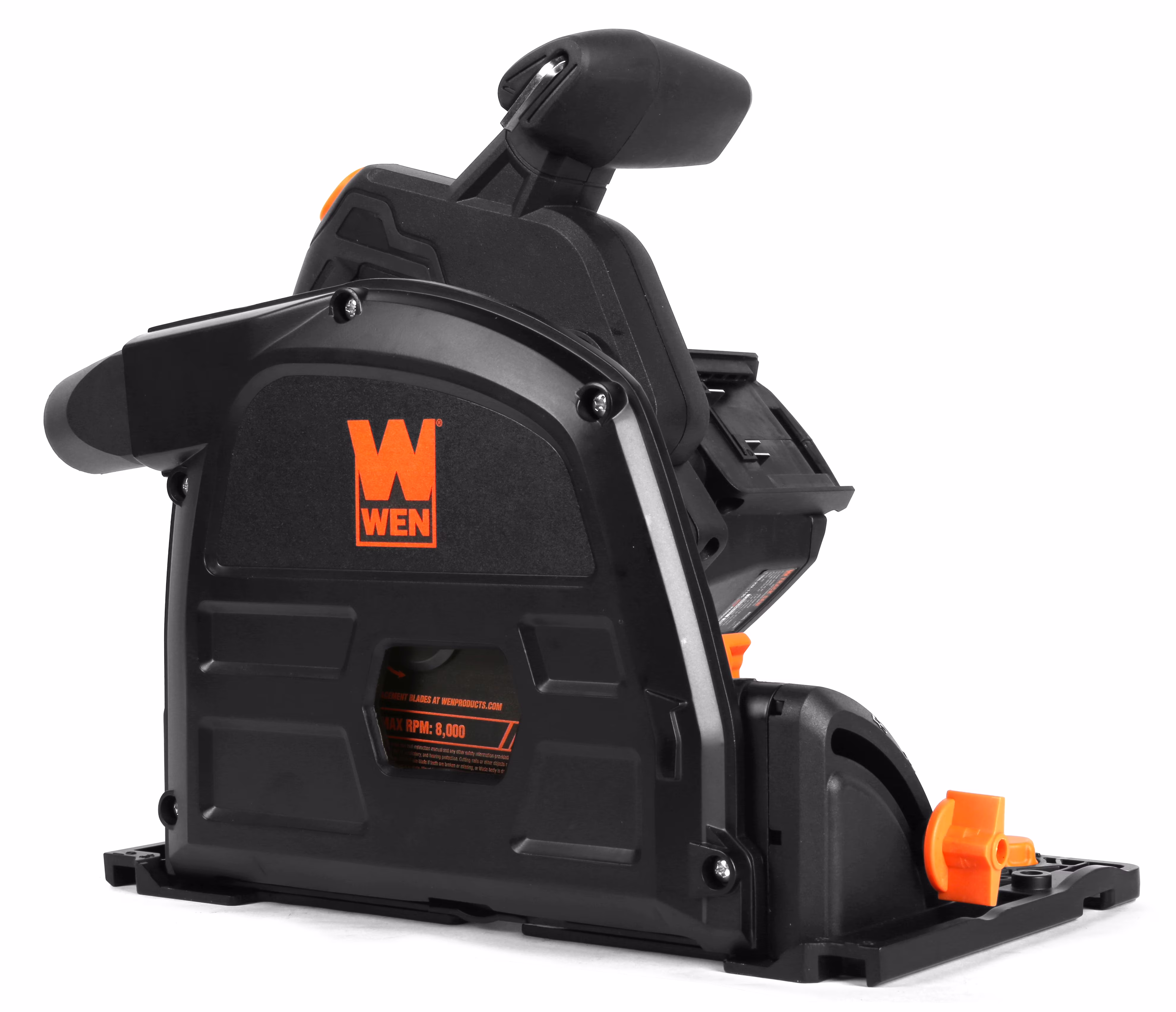 WEN 20V Max 6.5-Inch Cordless Brushless Plunge Cut Variable Speed Track Saw (Tool Only �C Batteries Not Included)