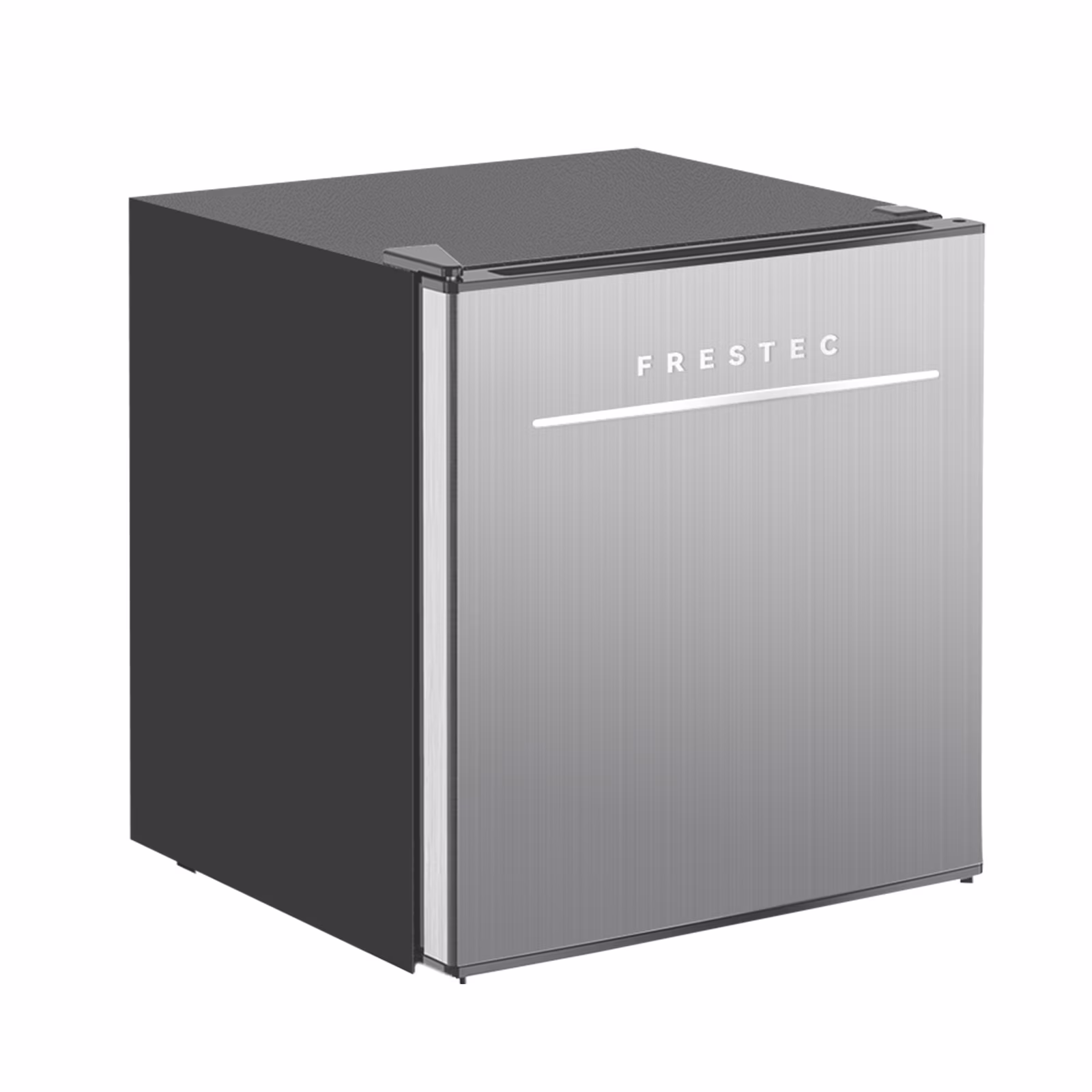 Freezer 1.7 Cu ft Single Door Mini Fridge, grey, New