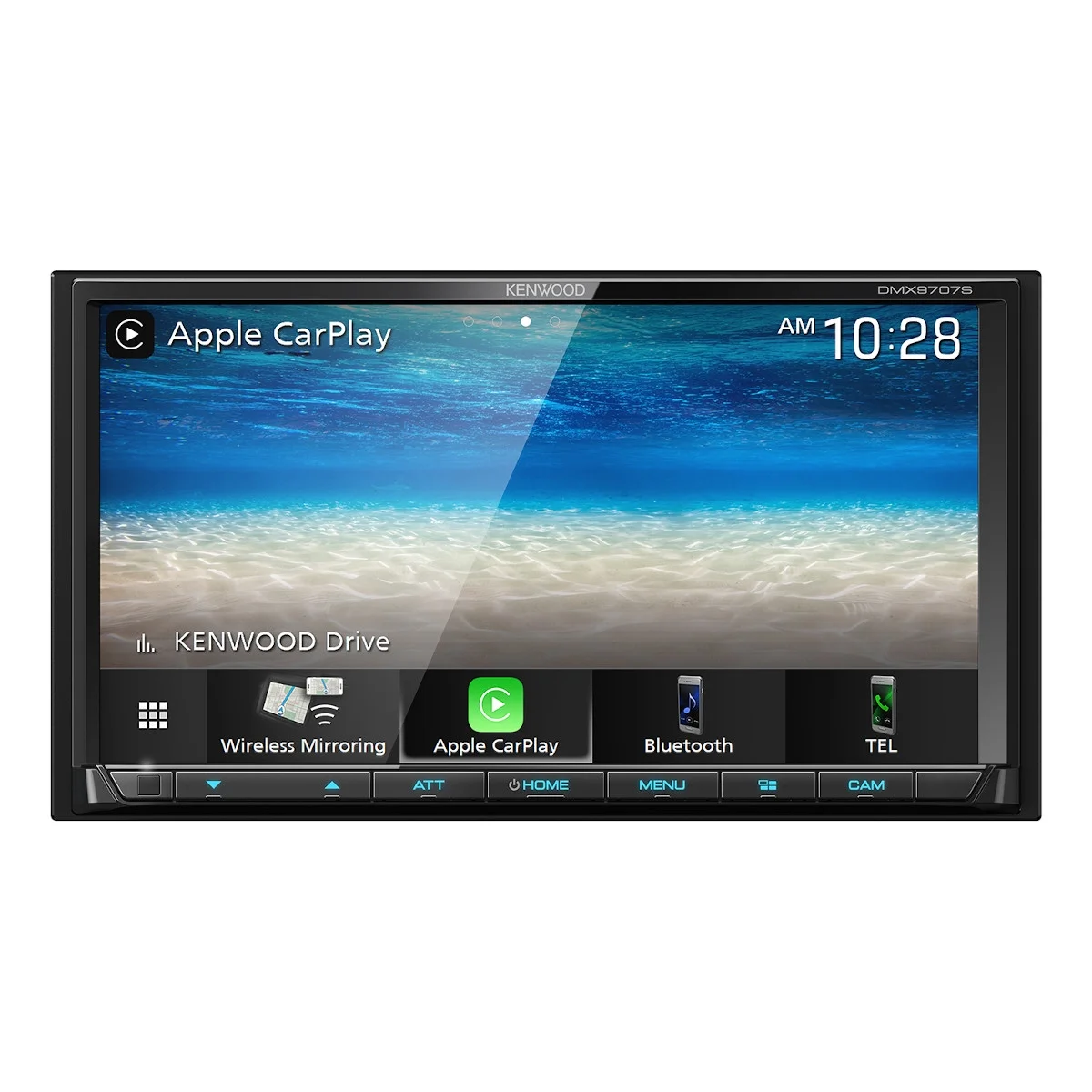 Kenwood DMX9707S 6.95" Digital Media Touchscreen Receiver W/ Apple Carplay and Android Auto